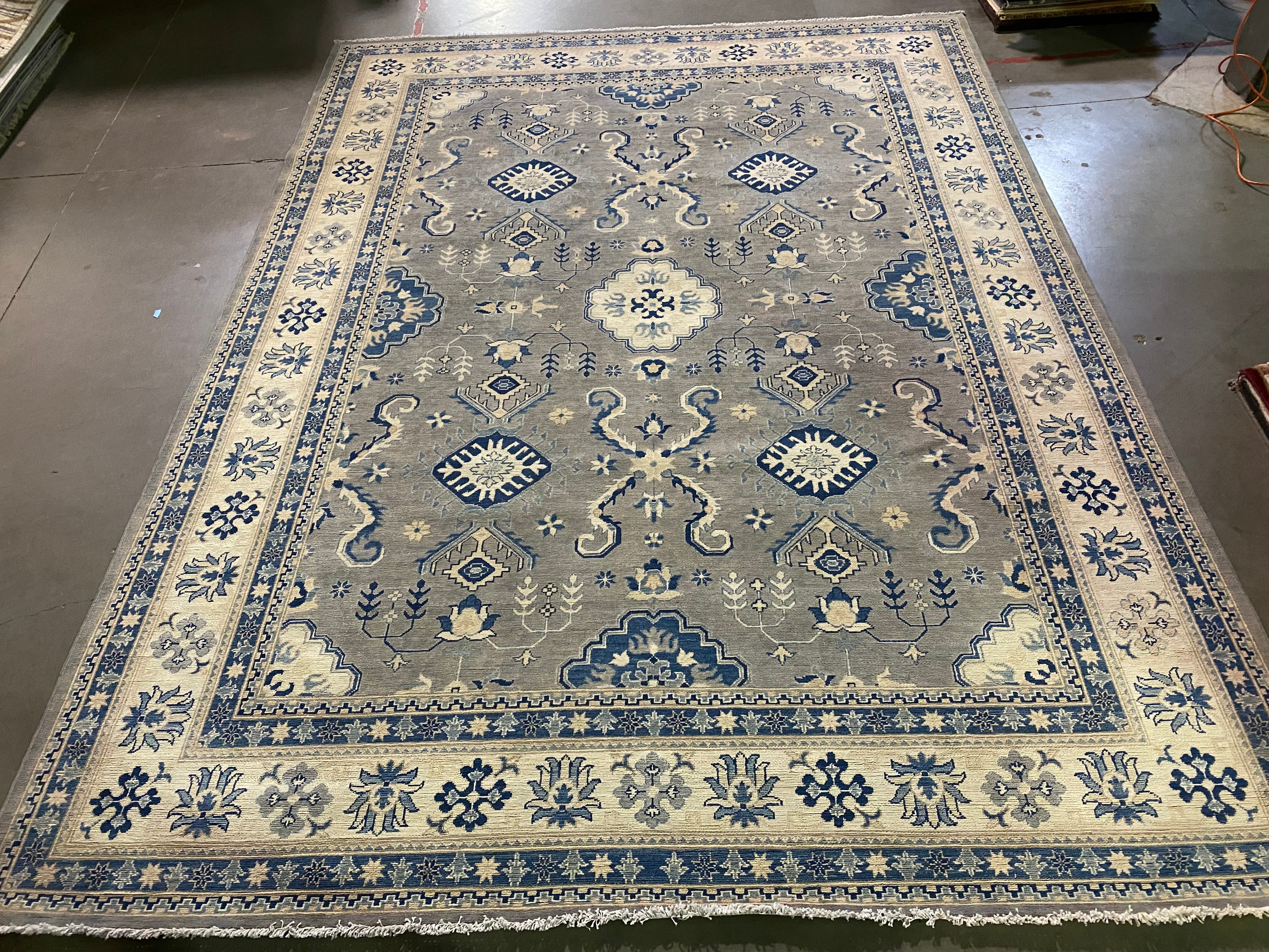 Fine Super Kazak Rug 9'X12'