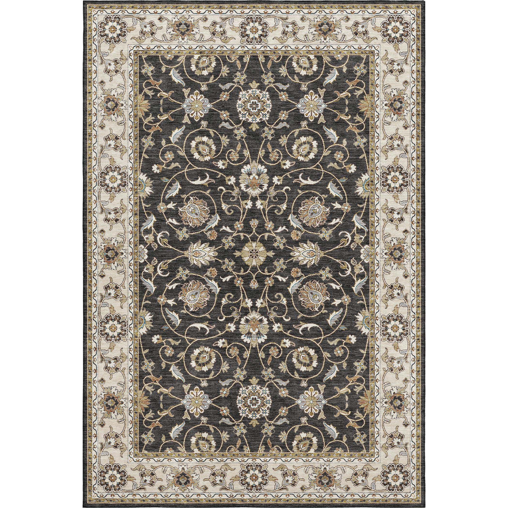 Hatay HY1 Black Area Rug