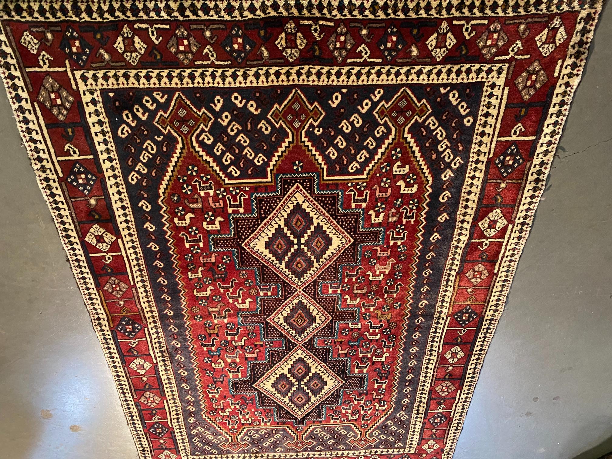 Persian Yalameh Rug 4.1x5.9