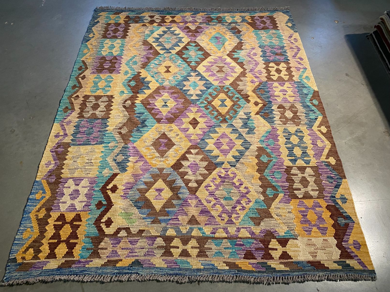 Colorful Reversible Kilim 5X7