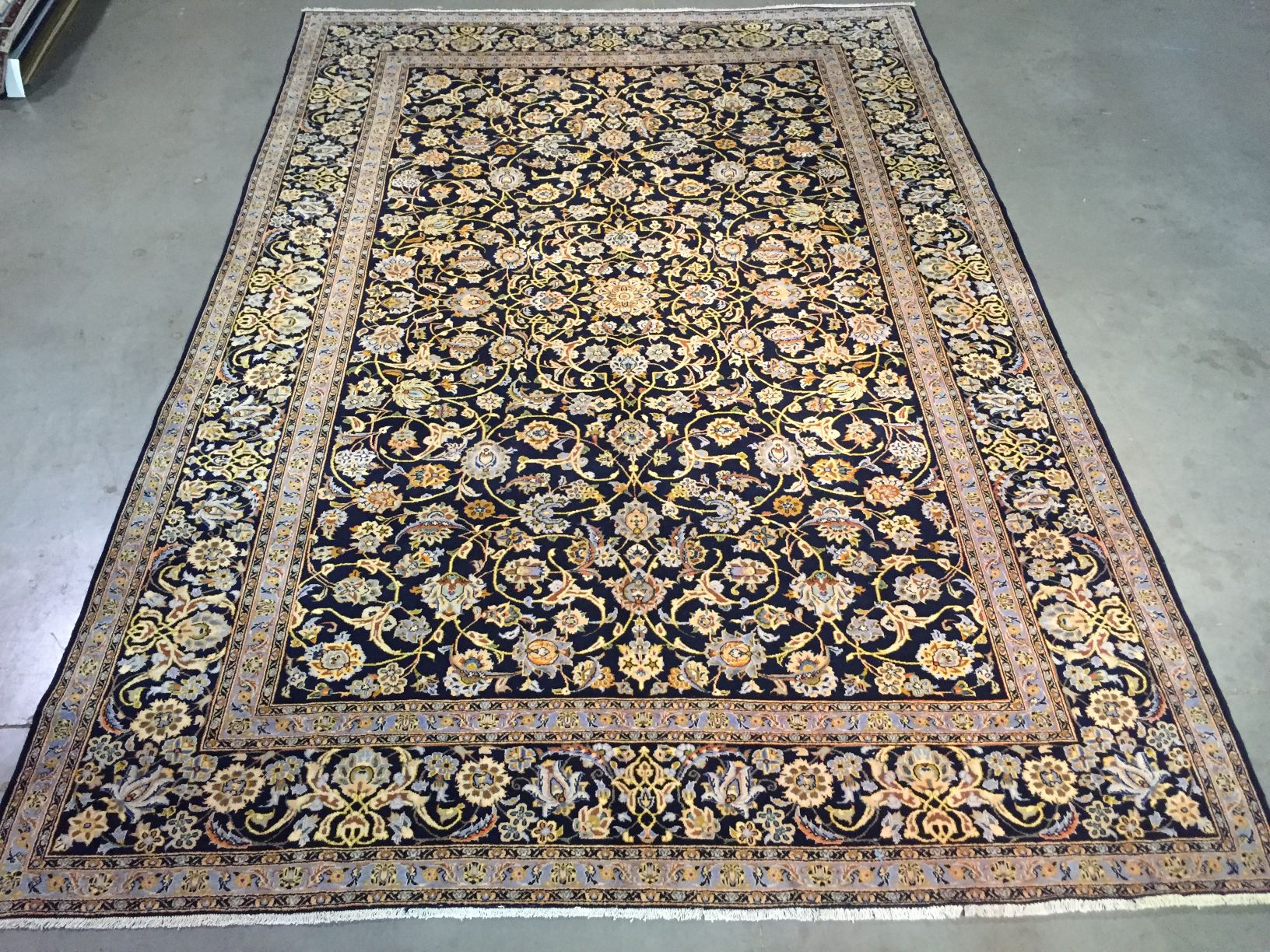 Persian Kashan Rug  8'.10"X12'.8"