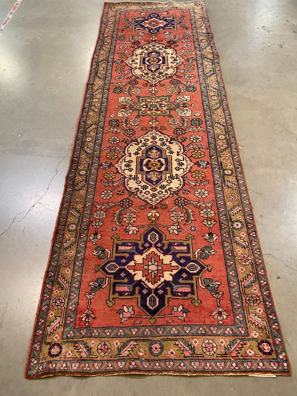 Tabriz Vintage Runner 3'X9'.2"