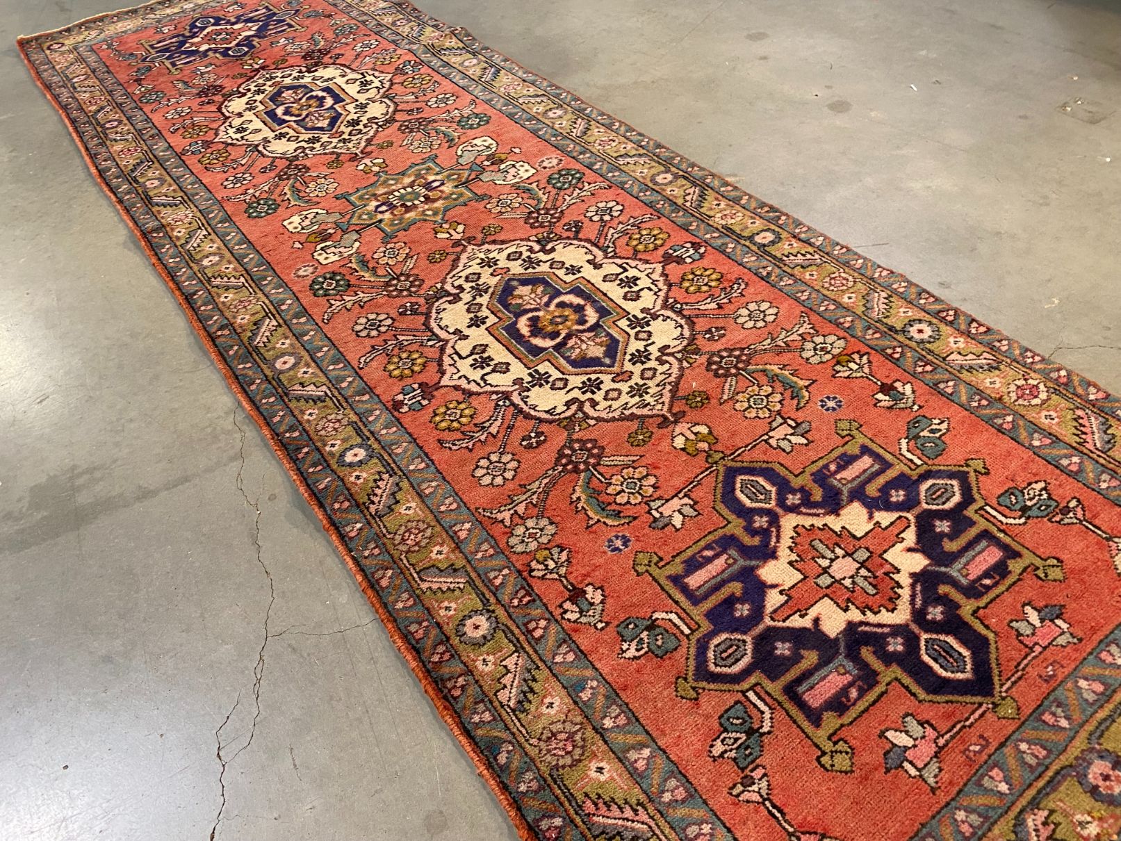 Tabriz Vintage Runner 3'X9'.2"