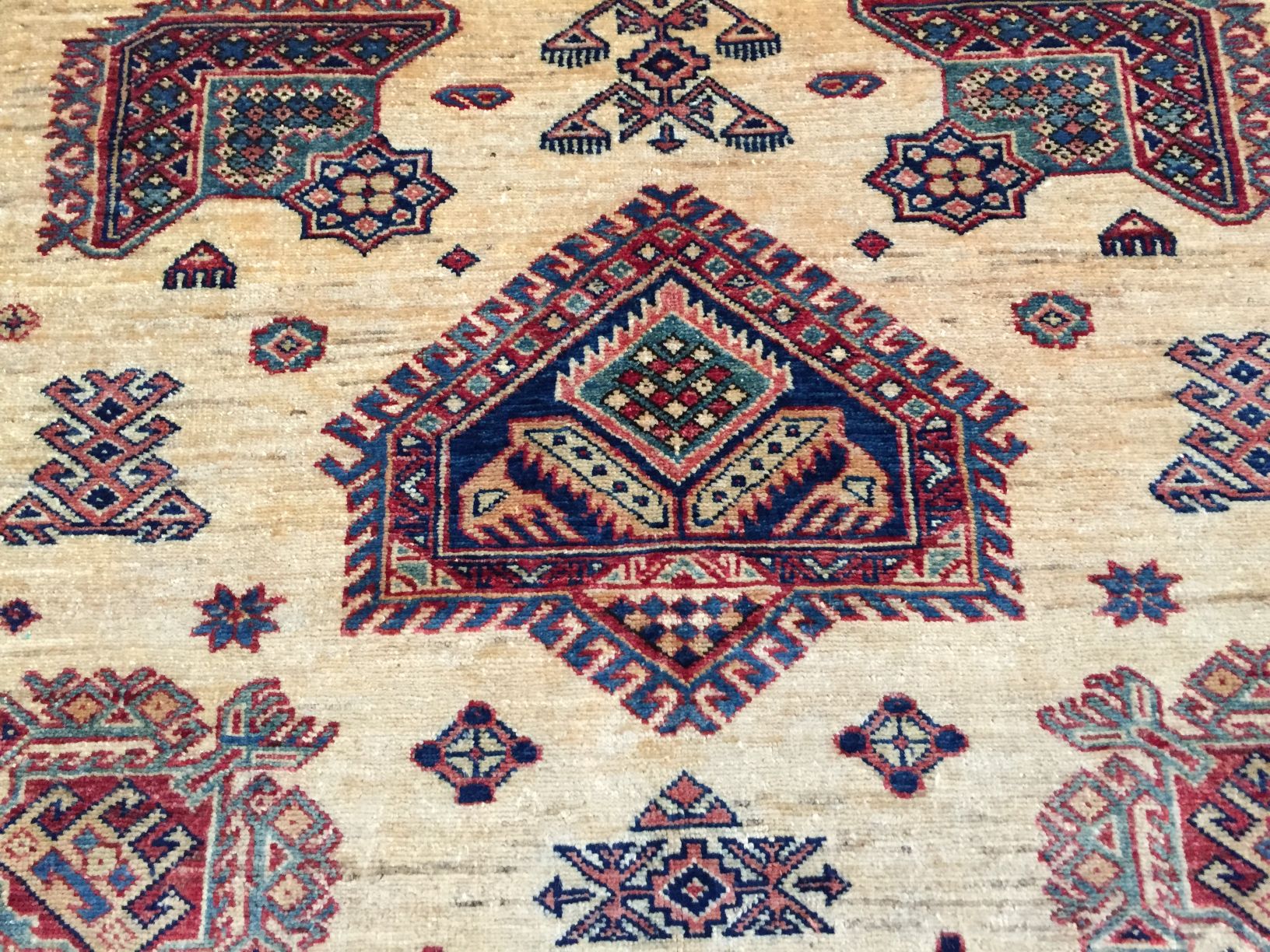 Geometric Super Kazak Rug 5.7X8.1