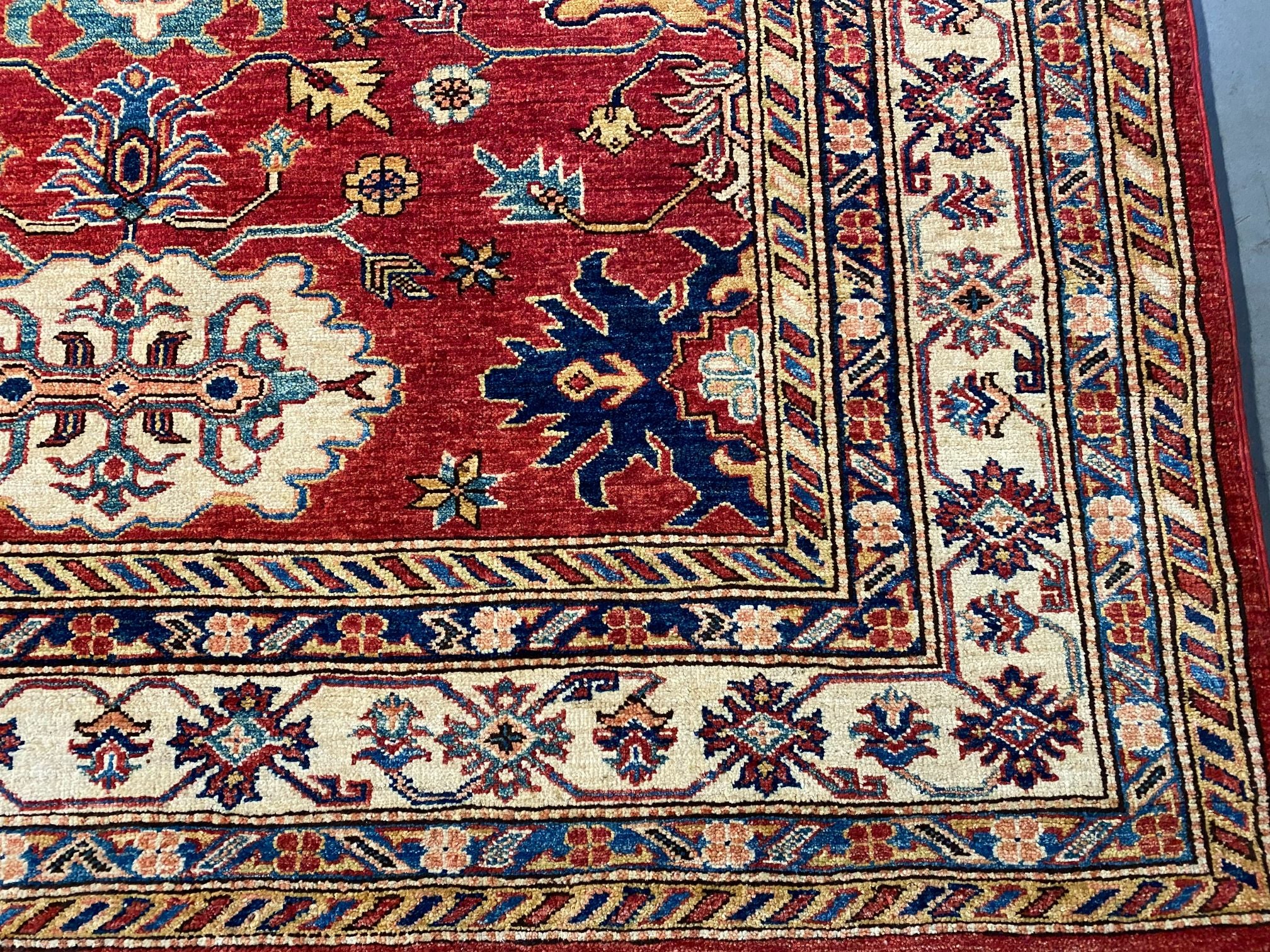 Fine Kazak  Rug  5.6X7.3