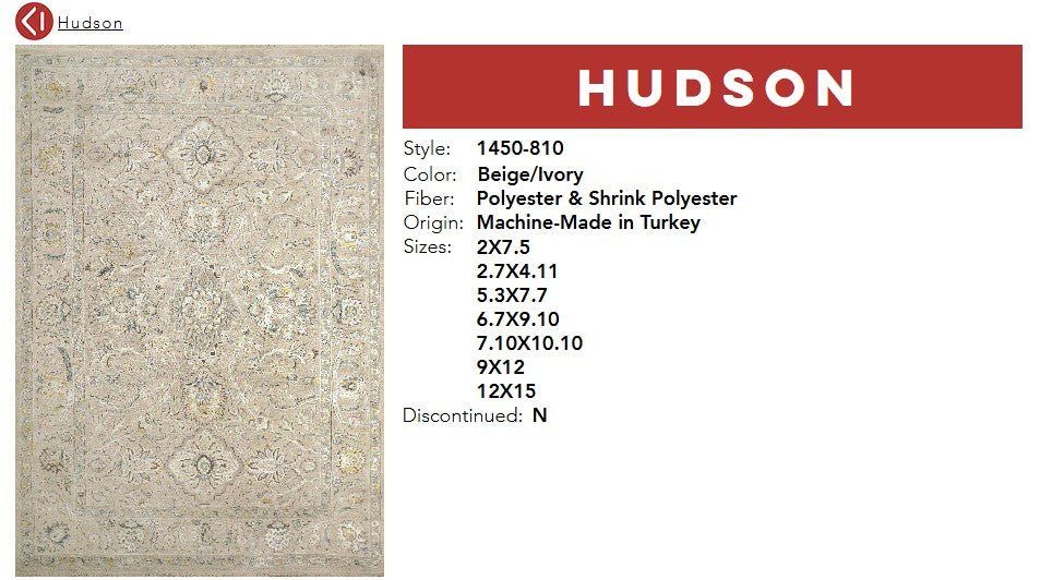 Hudson Beige/Ivory