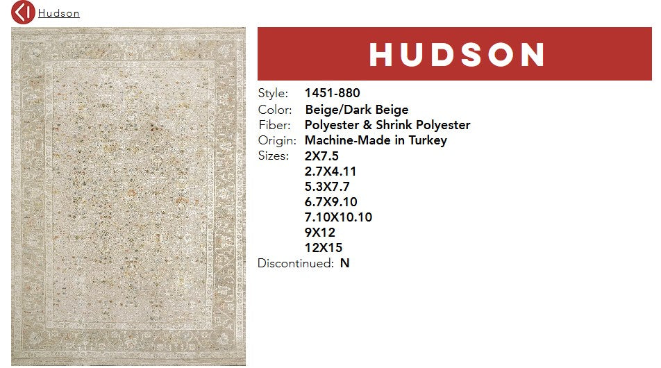 Hudson Beige/Dark Beige