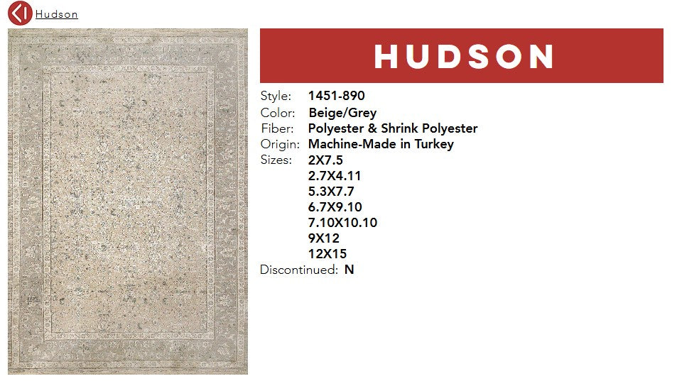 Hudson Beige/Grey