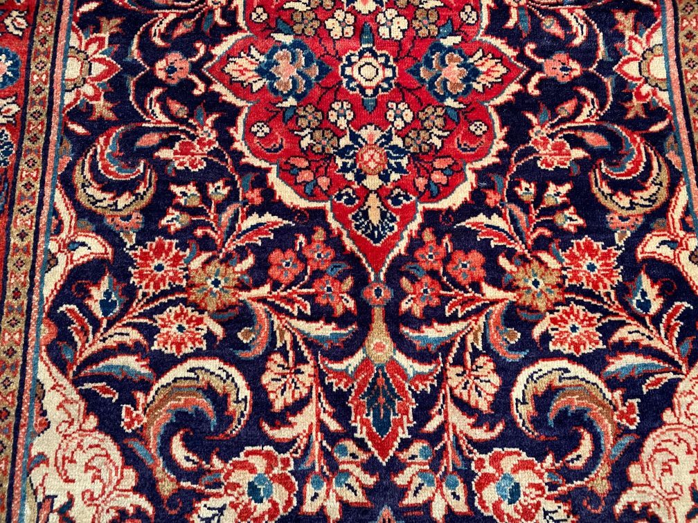 Persian Sarouk Rug 4.4X7.8