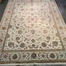 Silk &Wool Persian Kashan Rug 9X12