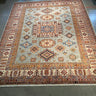 Fine Hand Knotted Super Kazak Rug 8'.2"X10'