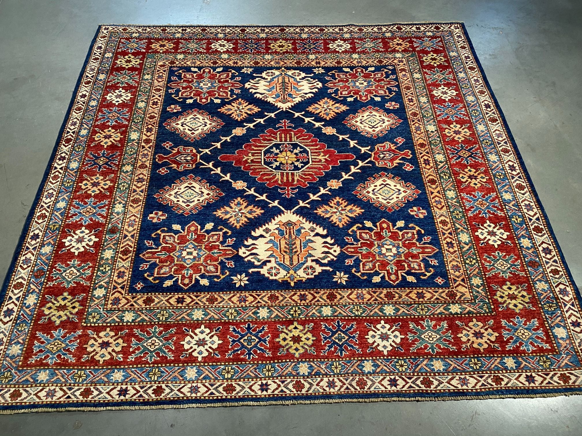 Square Super Kazak  Rug 6.7