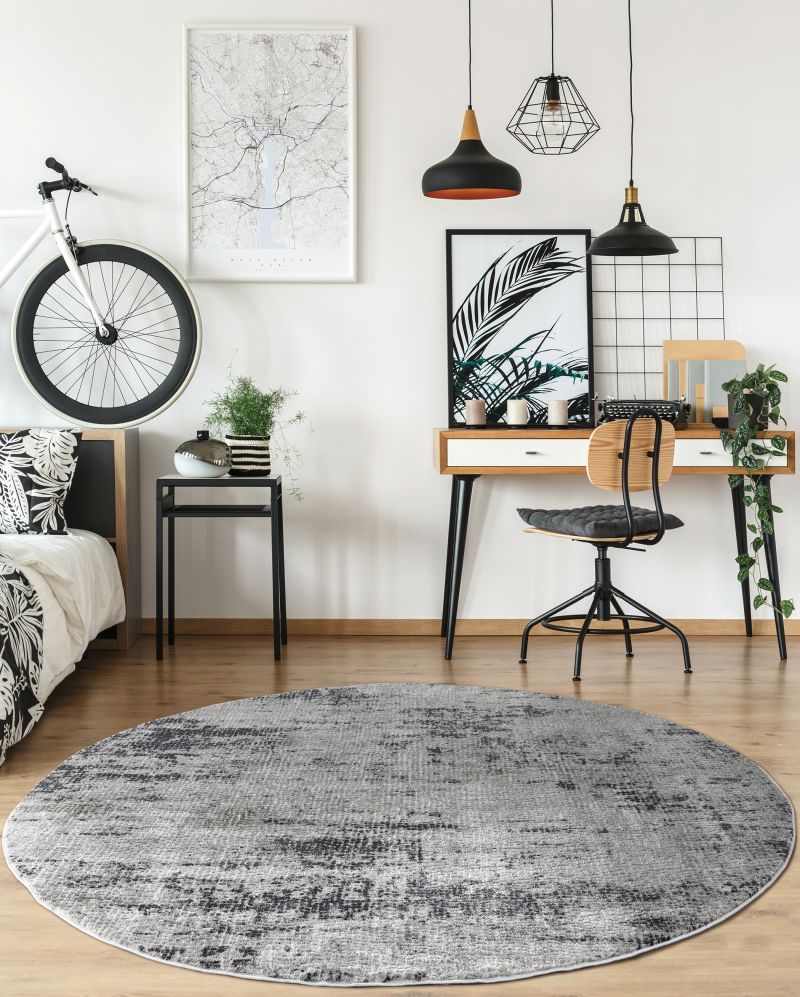 Veronica Gorgeous Area Rug Grey