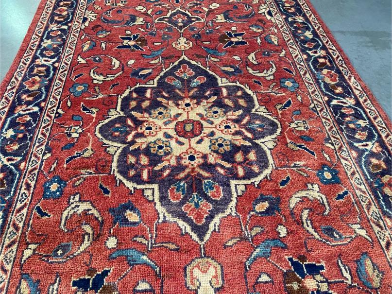Stunning Vintage Sarouk Runner 3.6x11