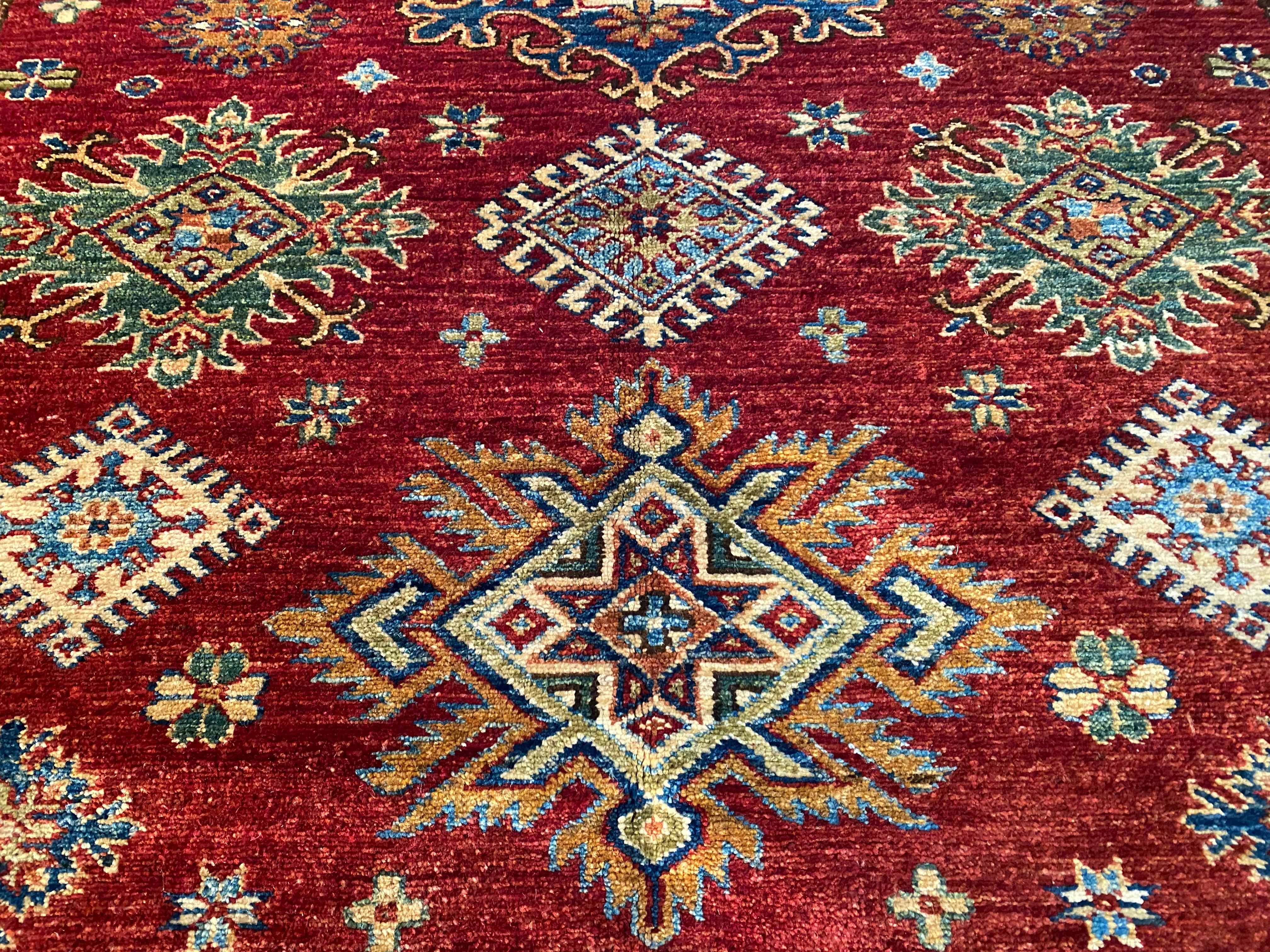 Fine  Super Kazak Rug 5'.1"X6'.8"