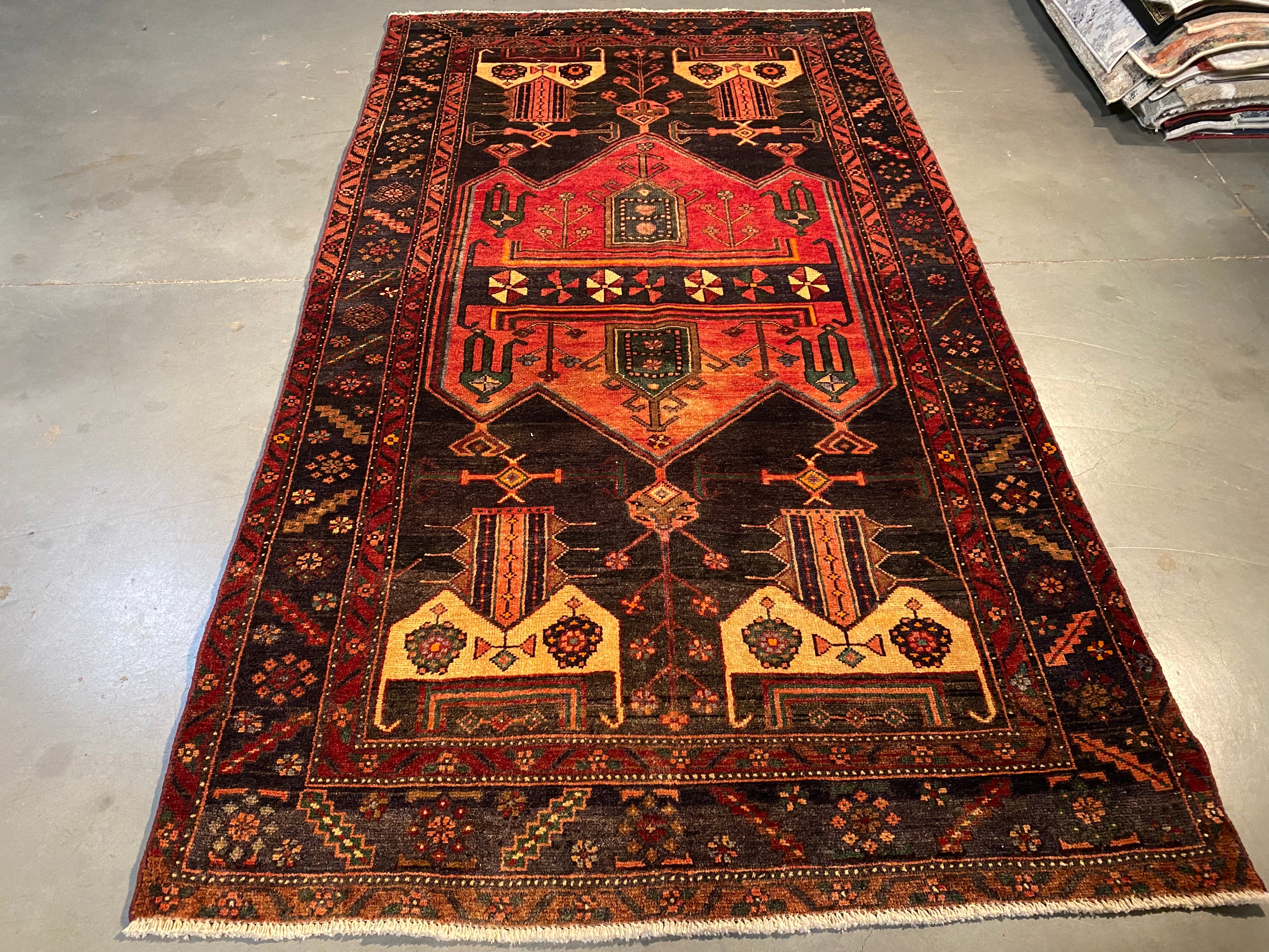 Vintage Persian  Rug 4.2X8.6