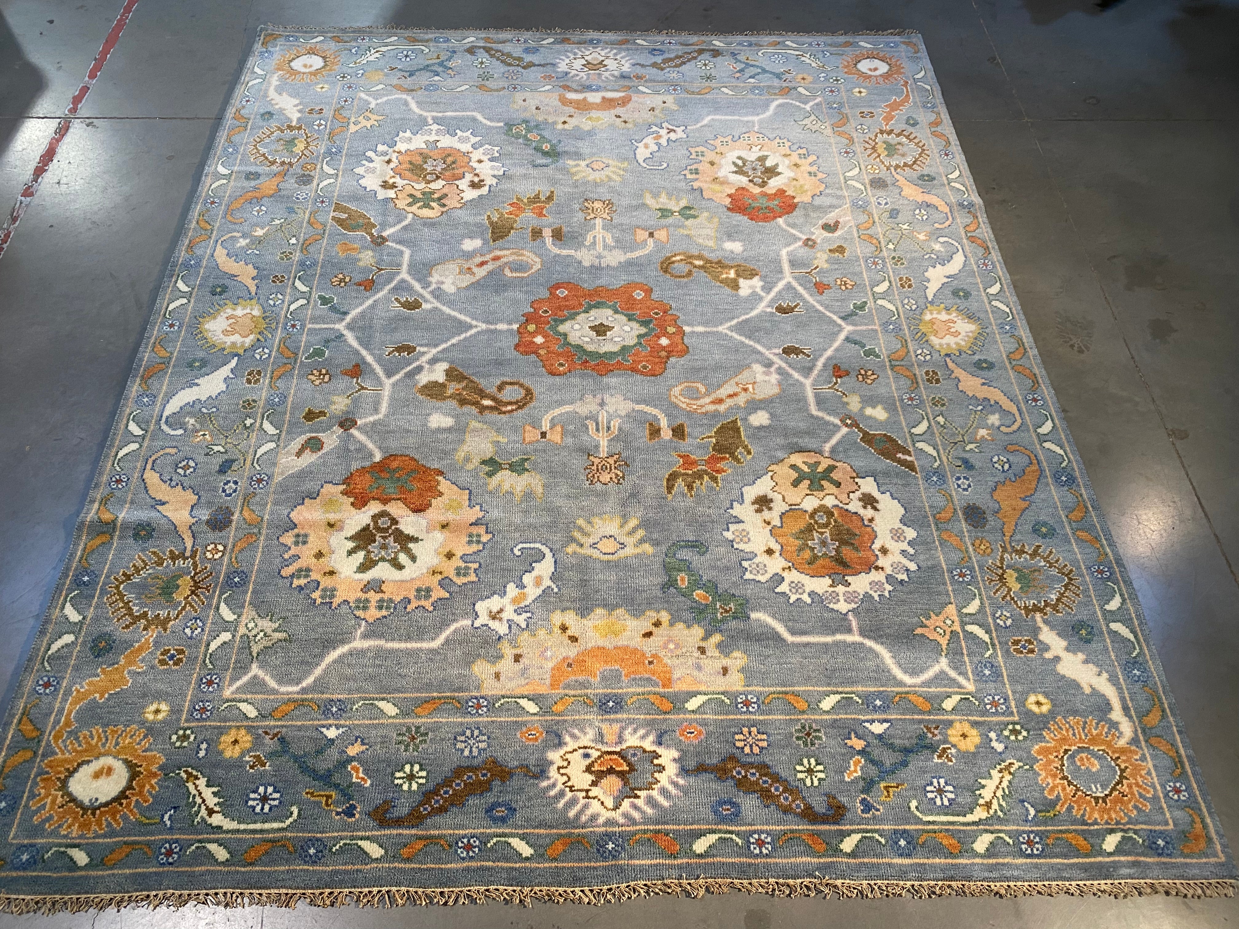 Oushak Design Rug 8X10