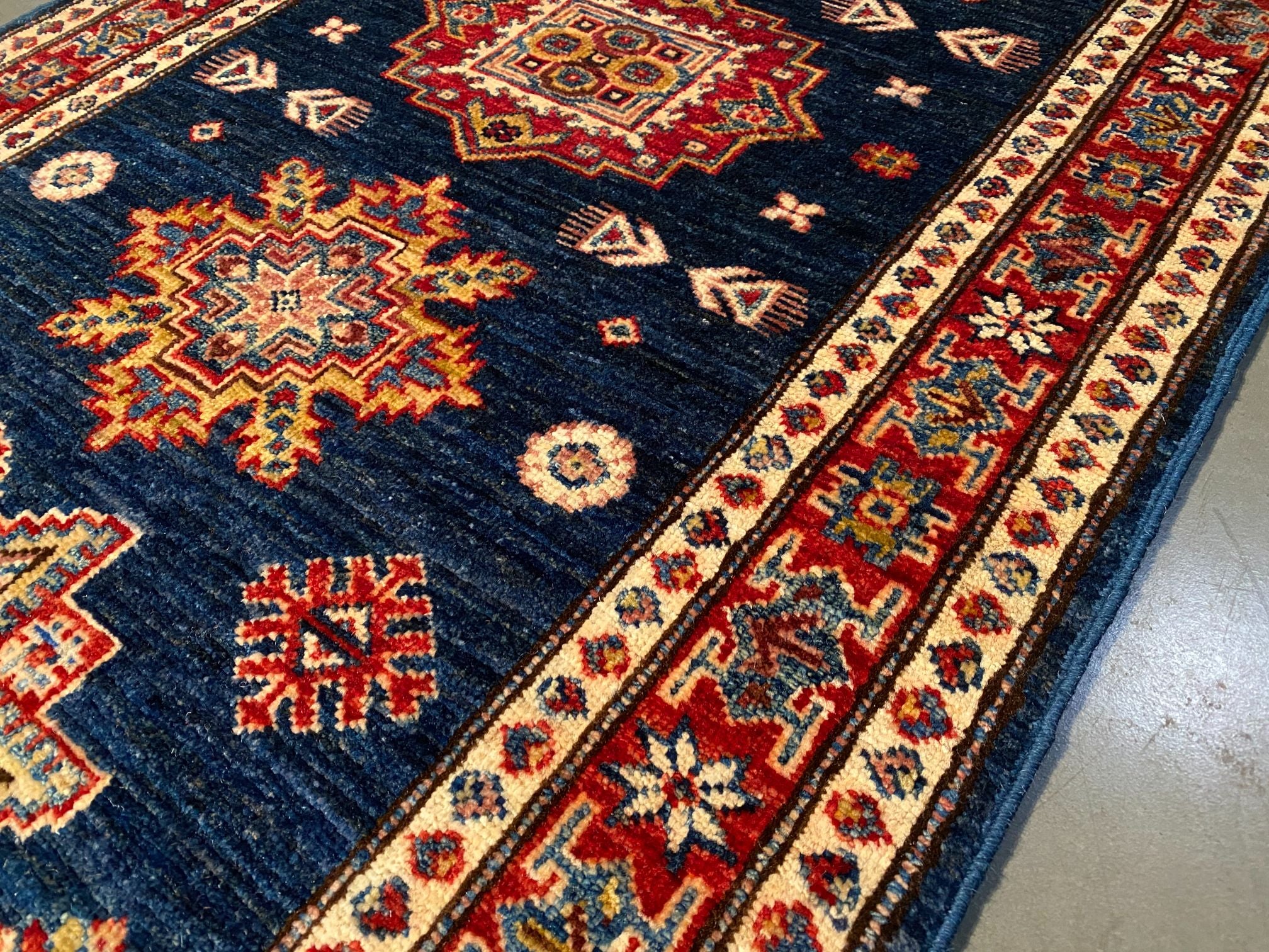 Geometric Kazak Runner 2.6X8.9