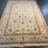 Silk &Wool Persian Kashan Rug 5.9X9.2
