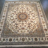 Silk & Wool Persian Nain Rug 8.1X10.2