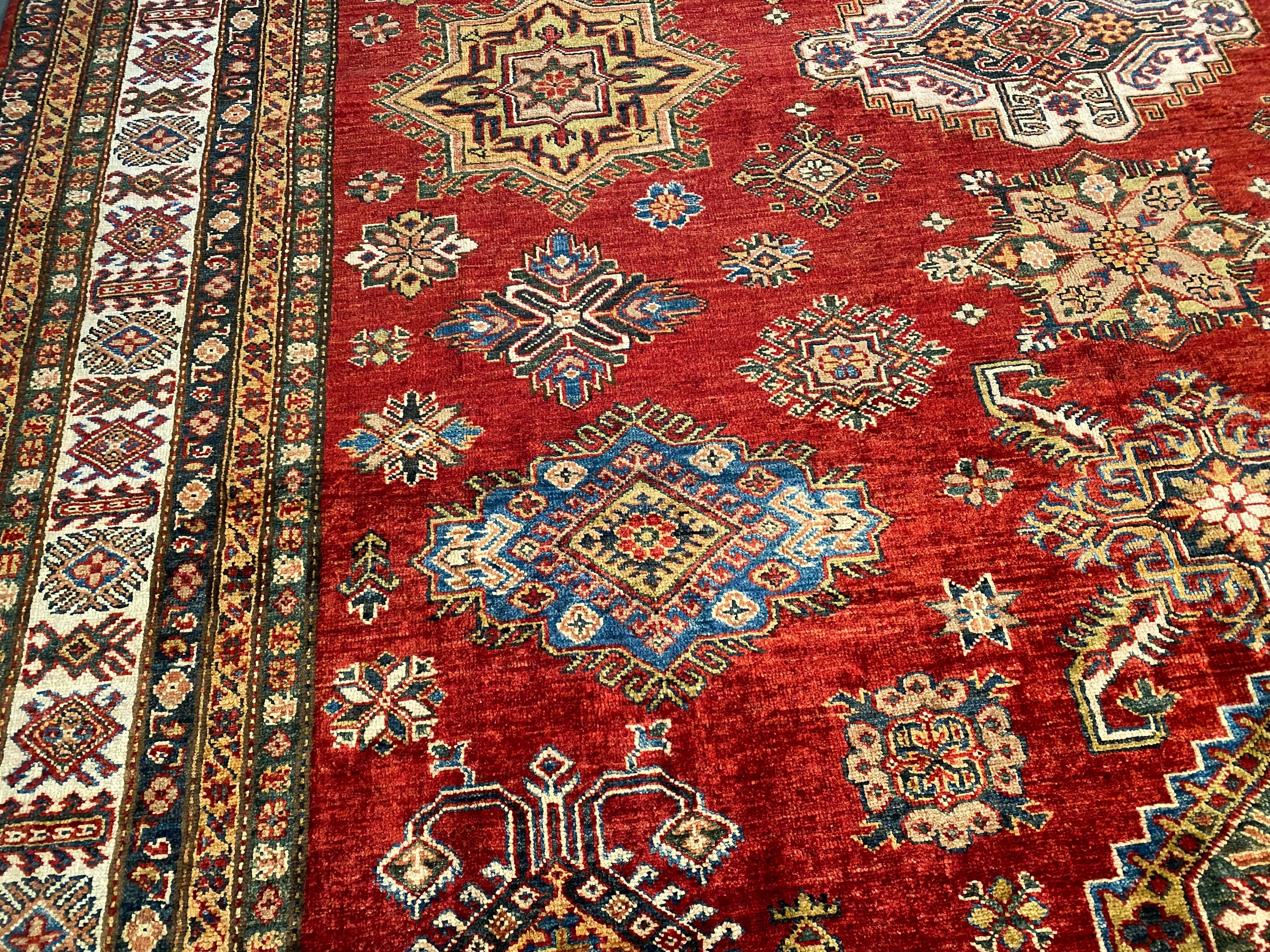 Exquisite  Super Kazak Rug 8'.3"X10'.1"