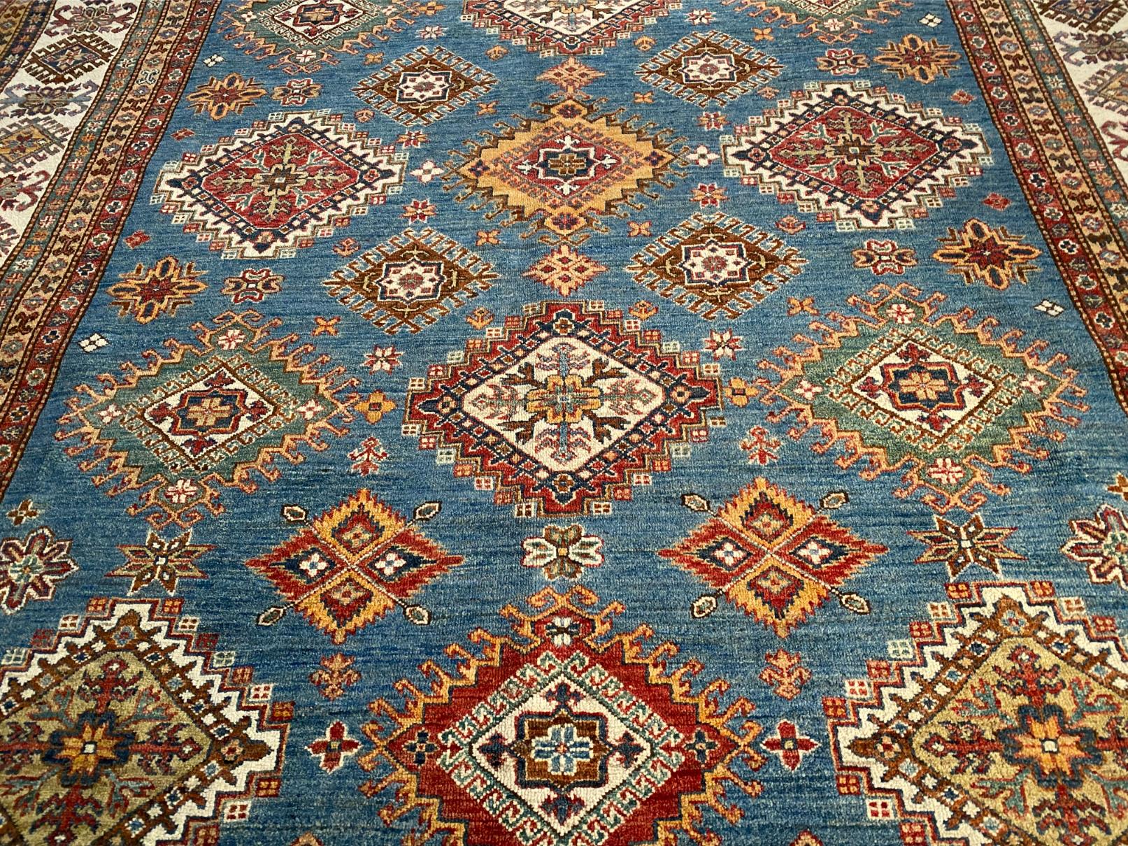 EXQUISITE FINE SUPER KAZAK RUG 8' x10'.5"
