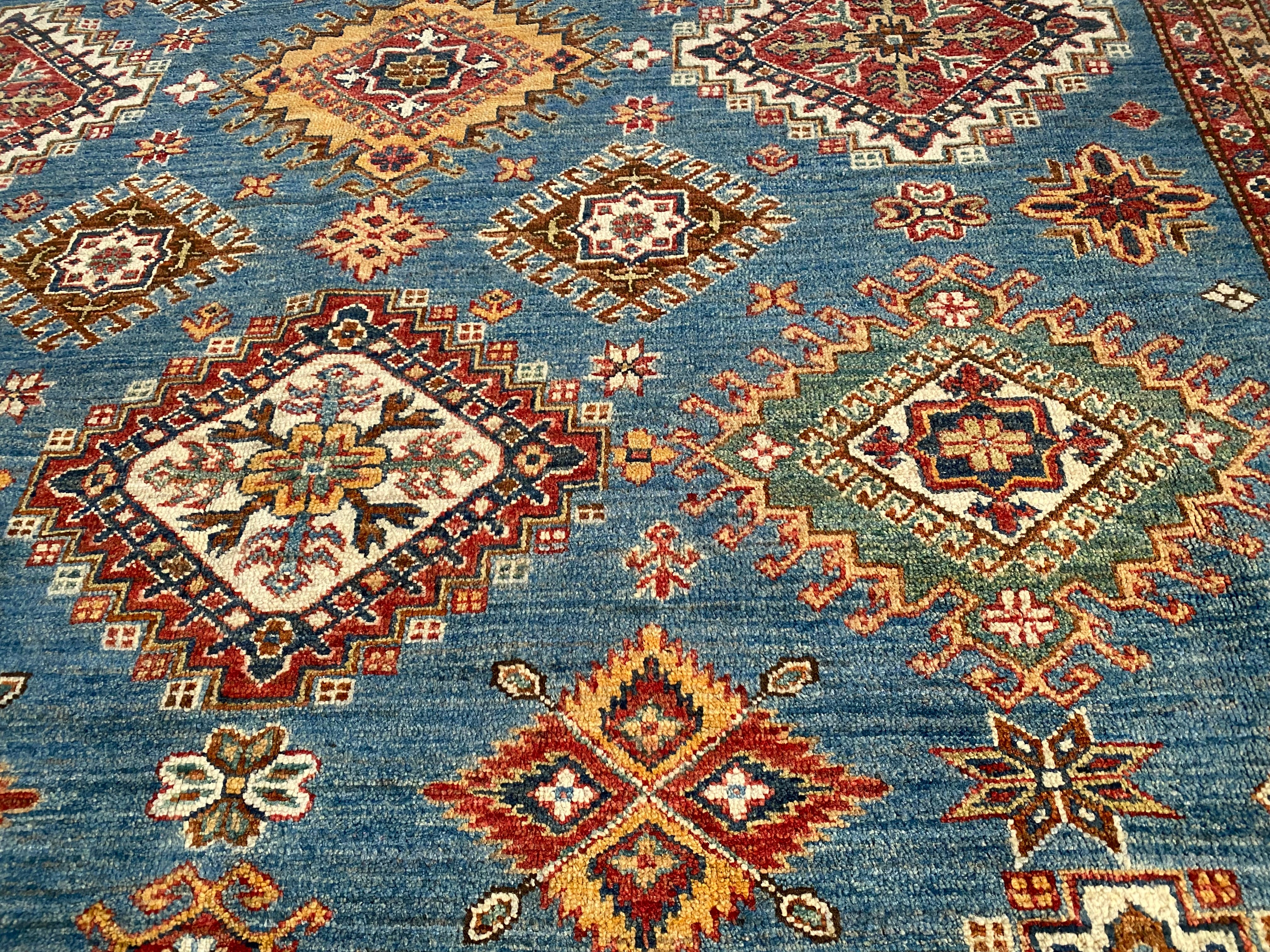 Exquisite Fine Super Kazak Rug 8' X10'.5"