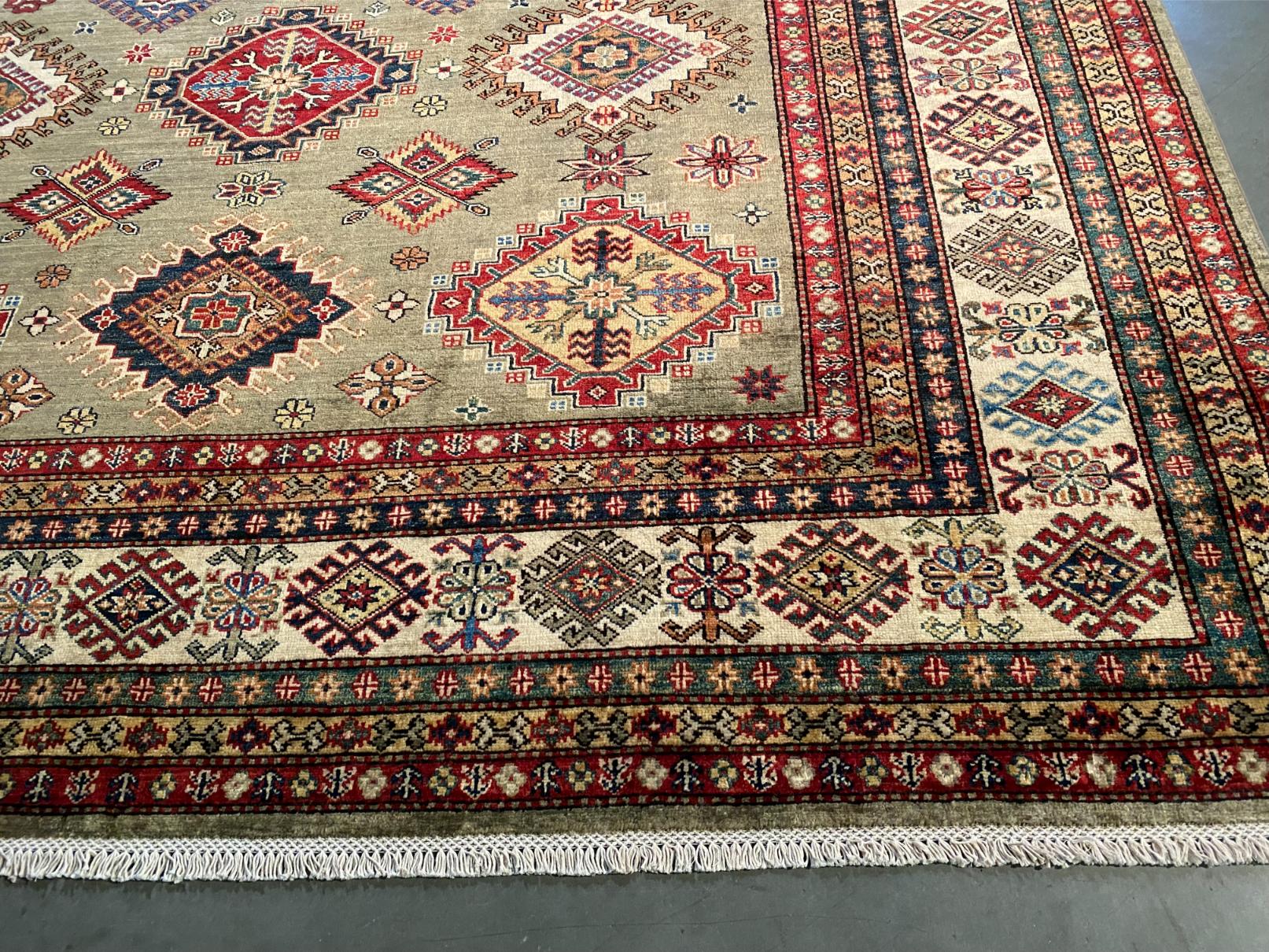 EXQUISITE FINE SUPER KAZAK RUG 8'.3"x10'.2"