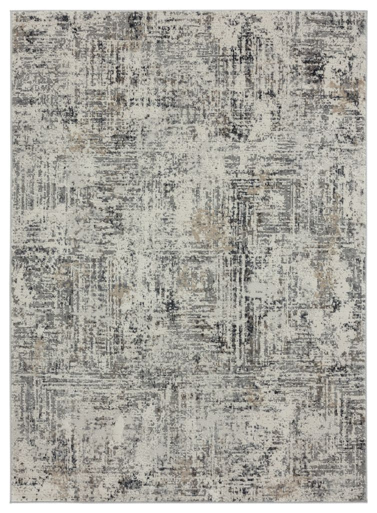 Eternity Abstract Area Rug  Wheat