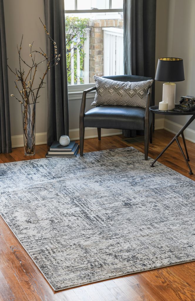 Eternity Abstract Area Rug  Wheat