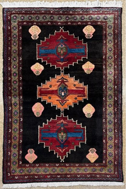 Unique Persian Hamedan Rug 5.4x8'