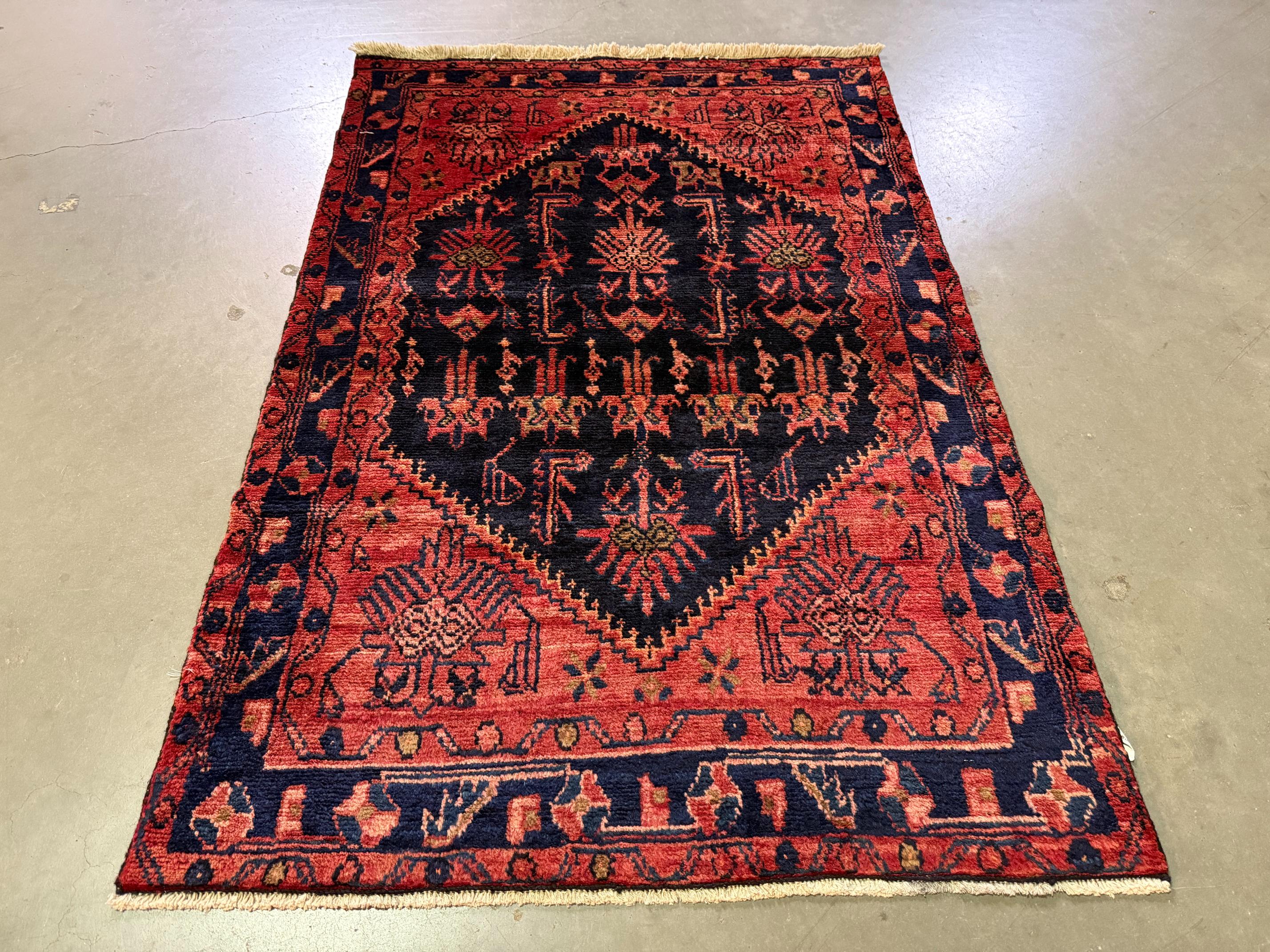 Magnificent Persian Hamedan  3.7x5.2