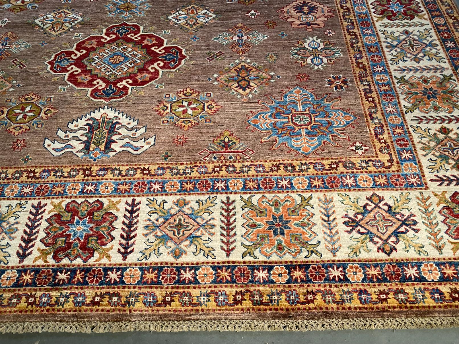 EXQUISITE FINE SUPER KAZAK RUG 8'.5"x10'.3"