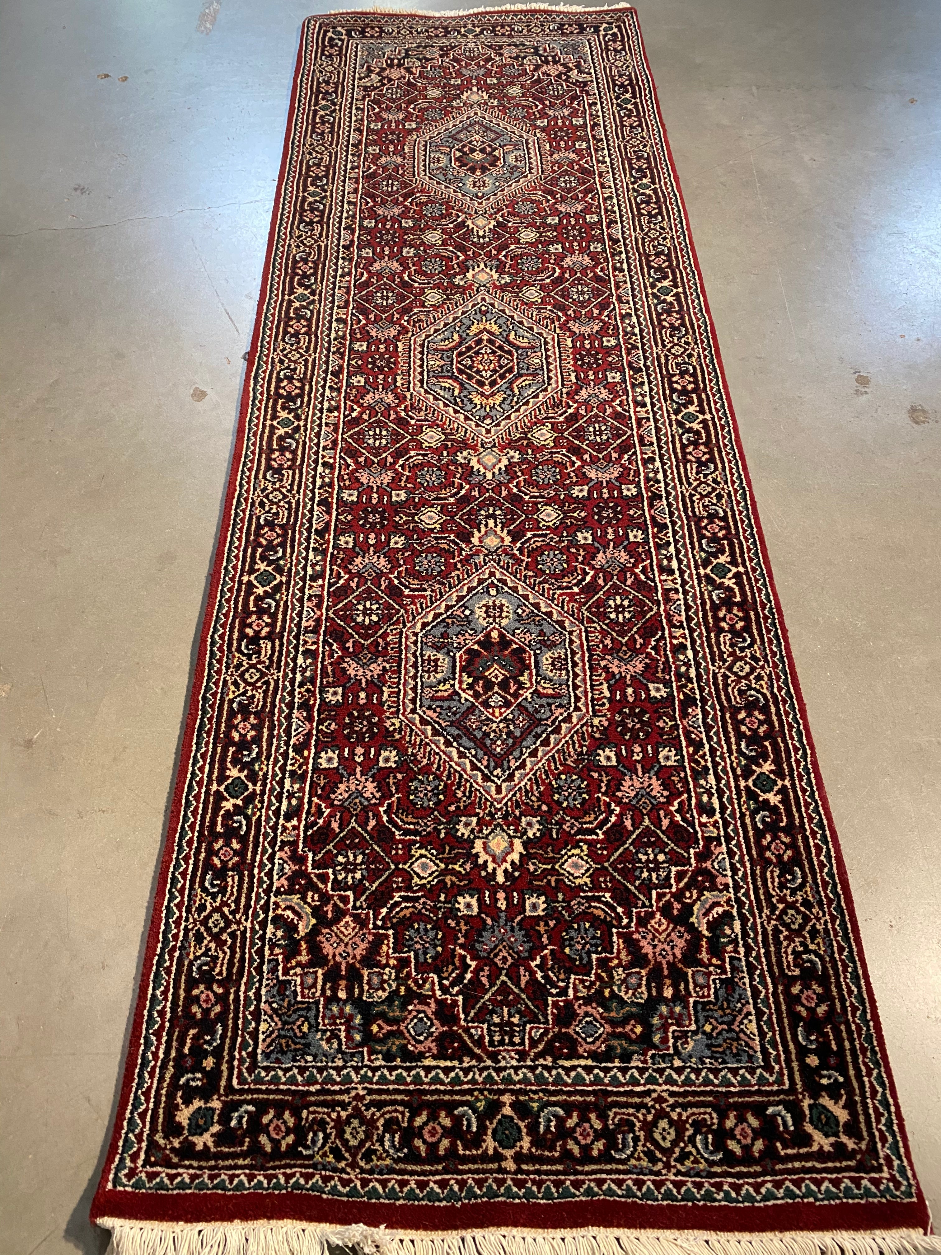 Classic Persian Bidjar Design Runner 2.7X8.2