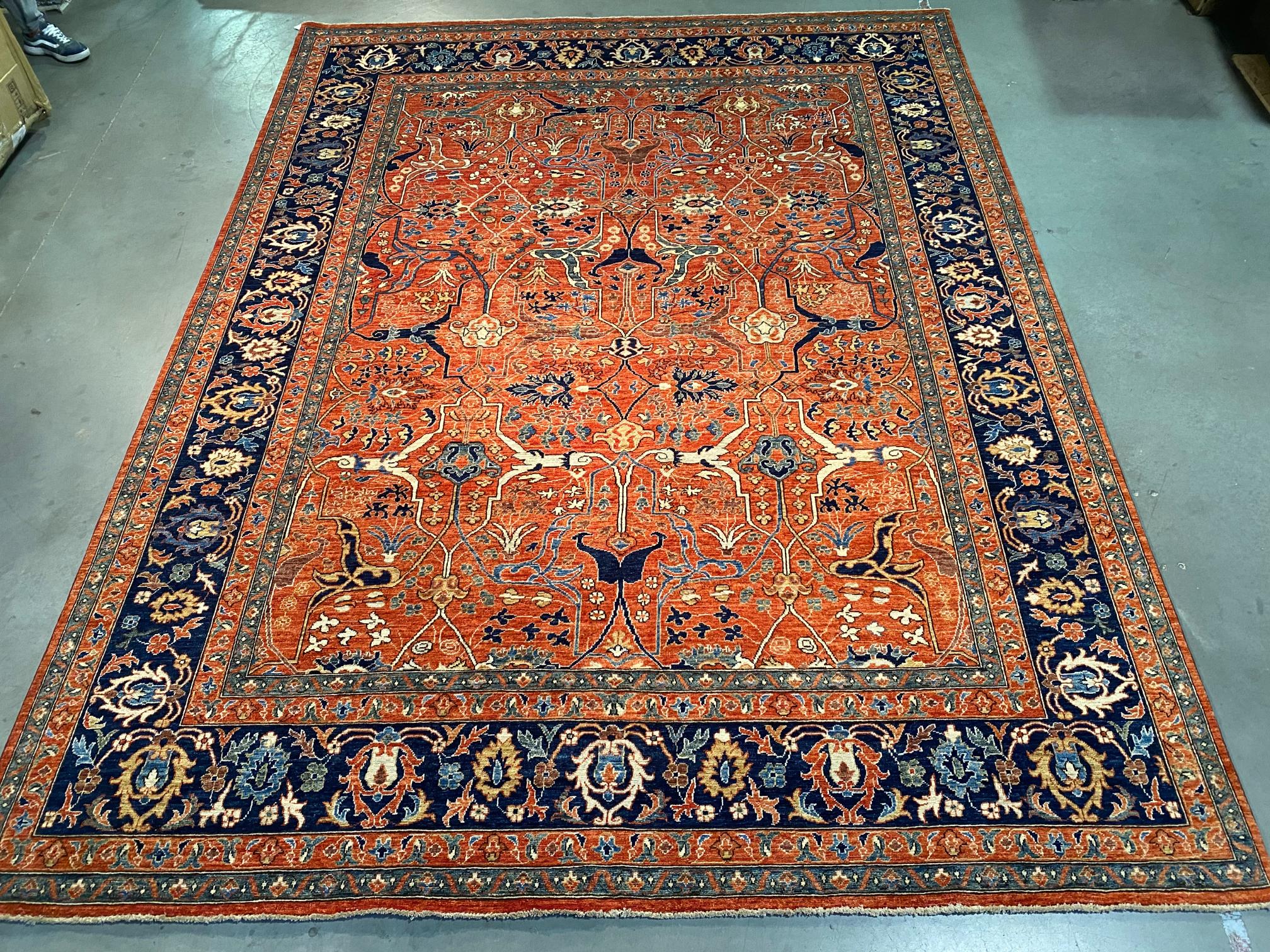 Exquisite  Fine Serapi Design  Rug 9.1x11.9