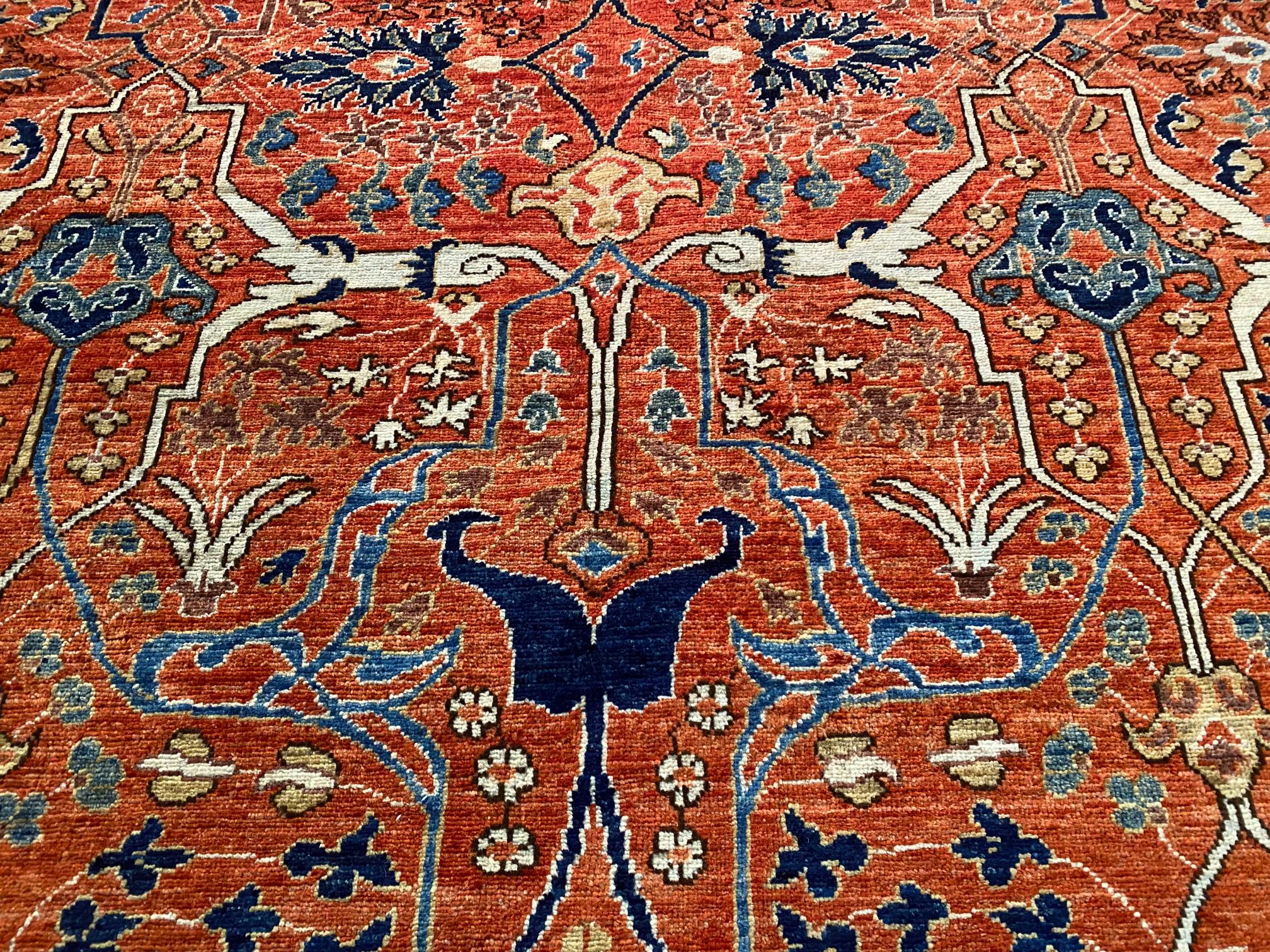 Exquisite  Fine Serapi Design  Rug 9.1x11.9