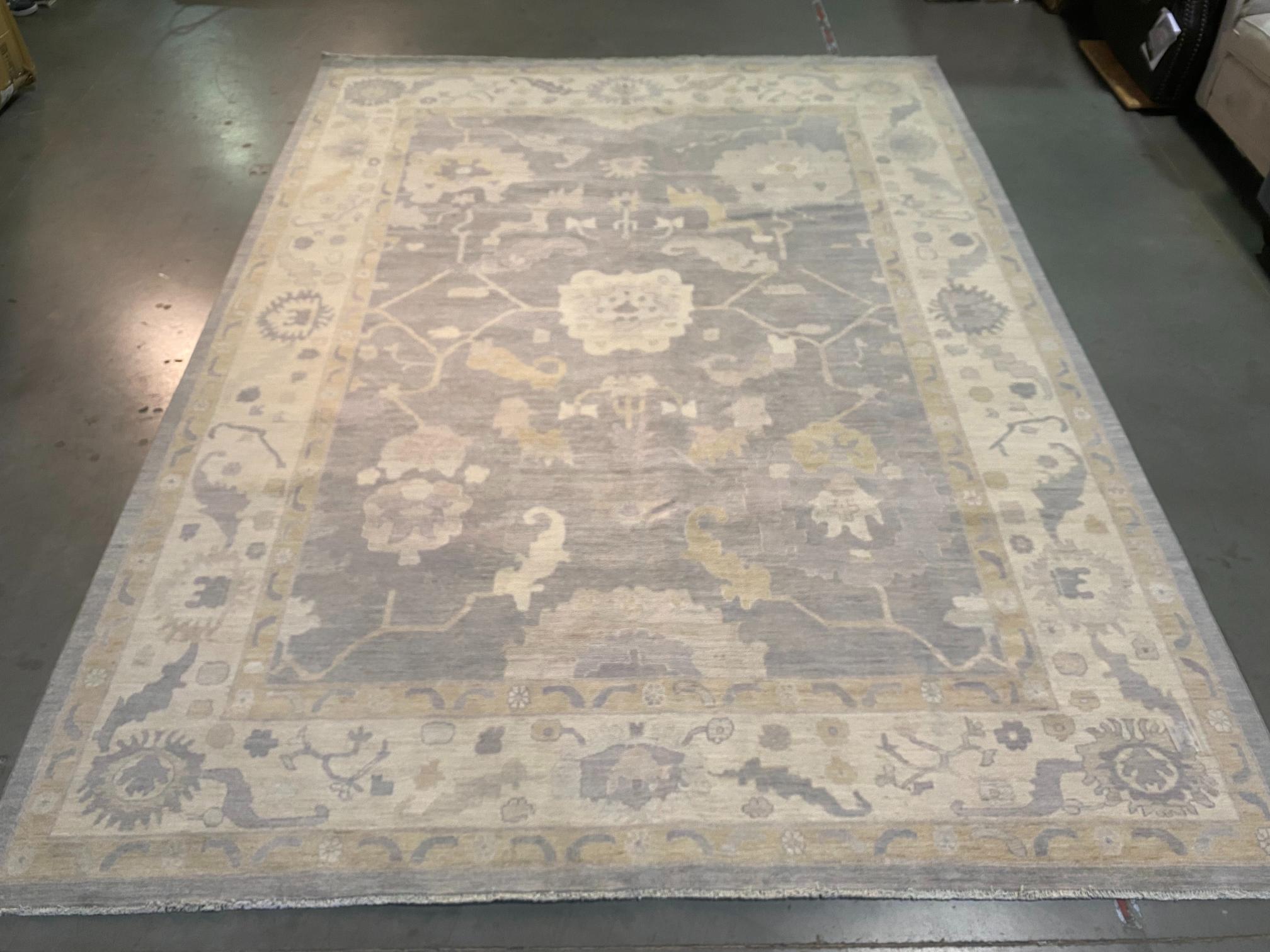 Magnificent Oushak Rug 9.1x12'