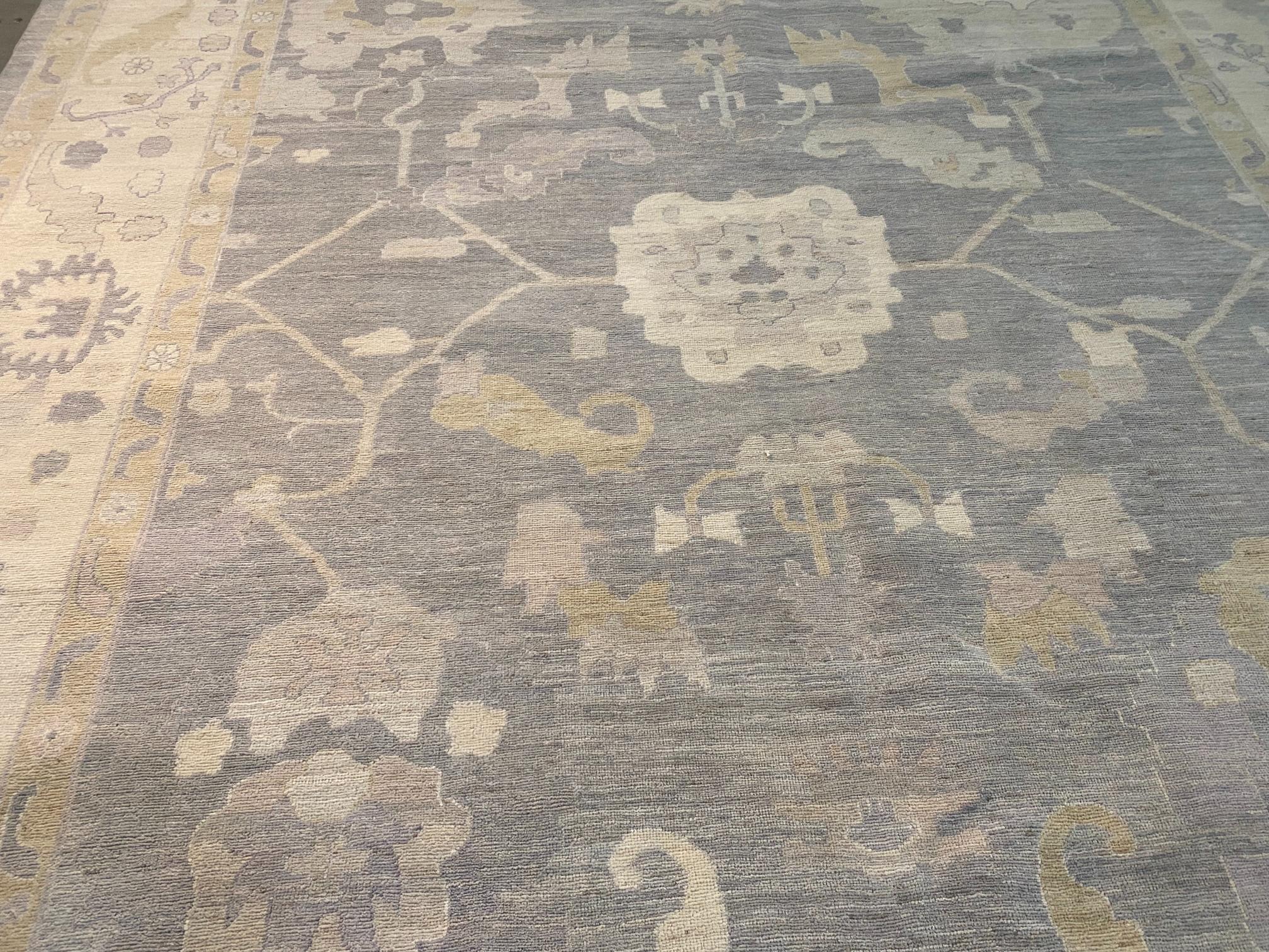 Magnificent Oushak Rug 9.1x12'