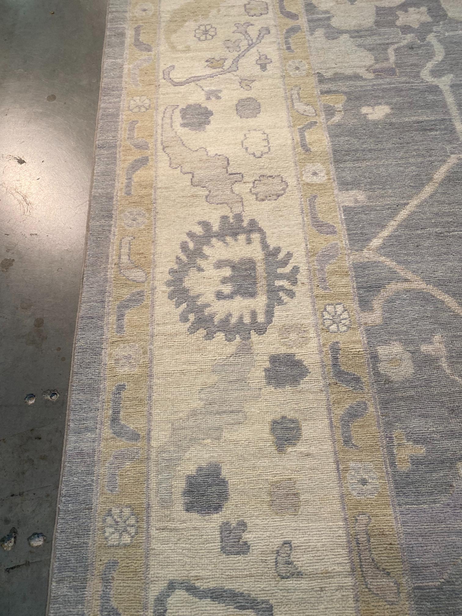 Magnificent Oushak Rug 9.1x12'