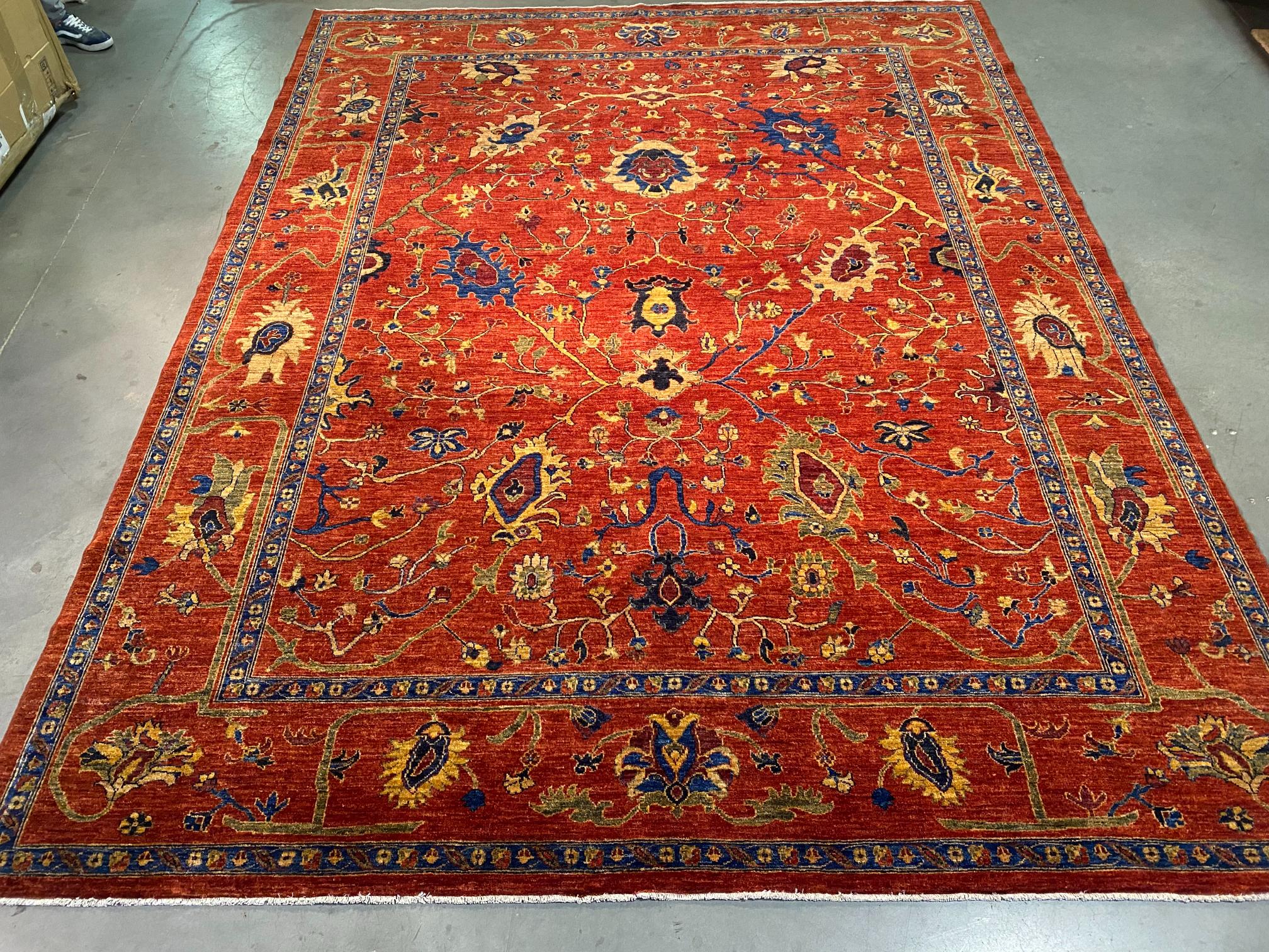 Stunning Fine Mahal Design  Rug 9.4x12