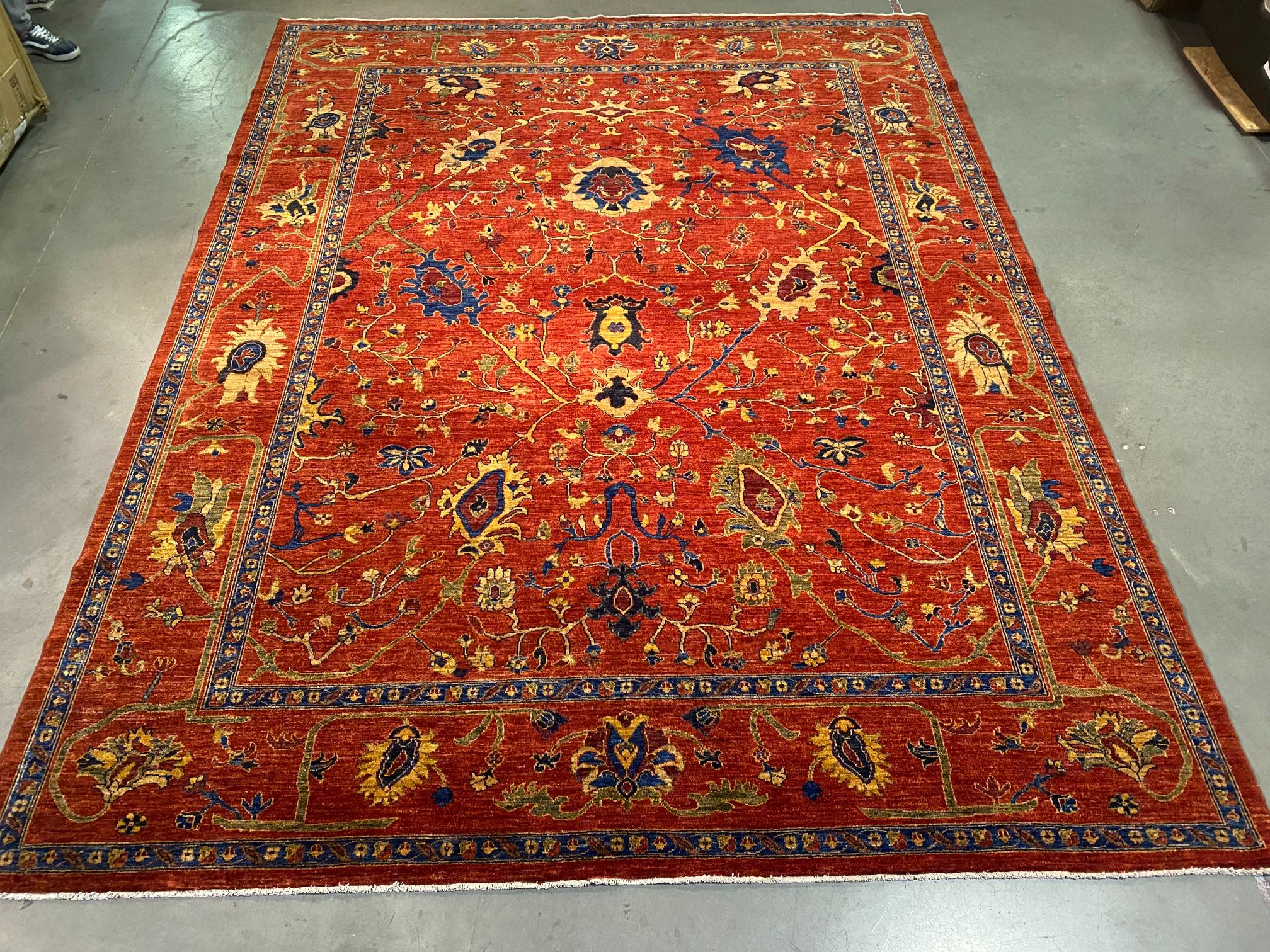 Stunning Fine Mahal Design  Rug 9.4x12