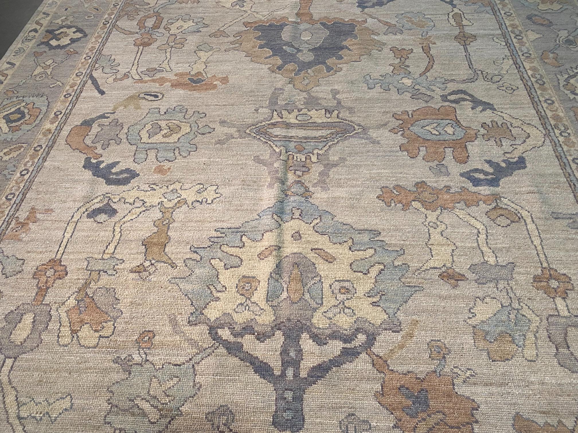 Fabulous  Oushak Rug 8'x9'.8"