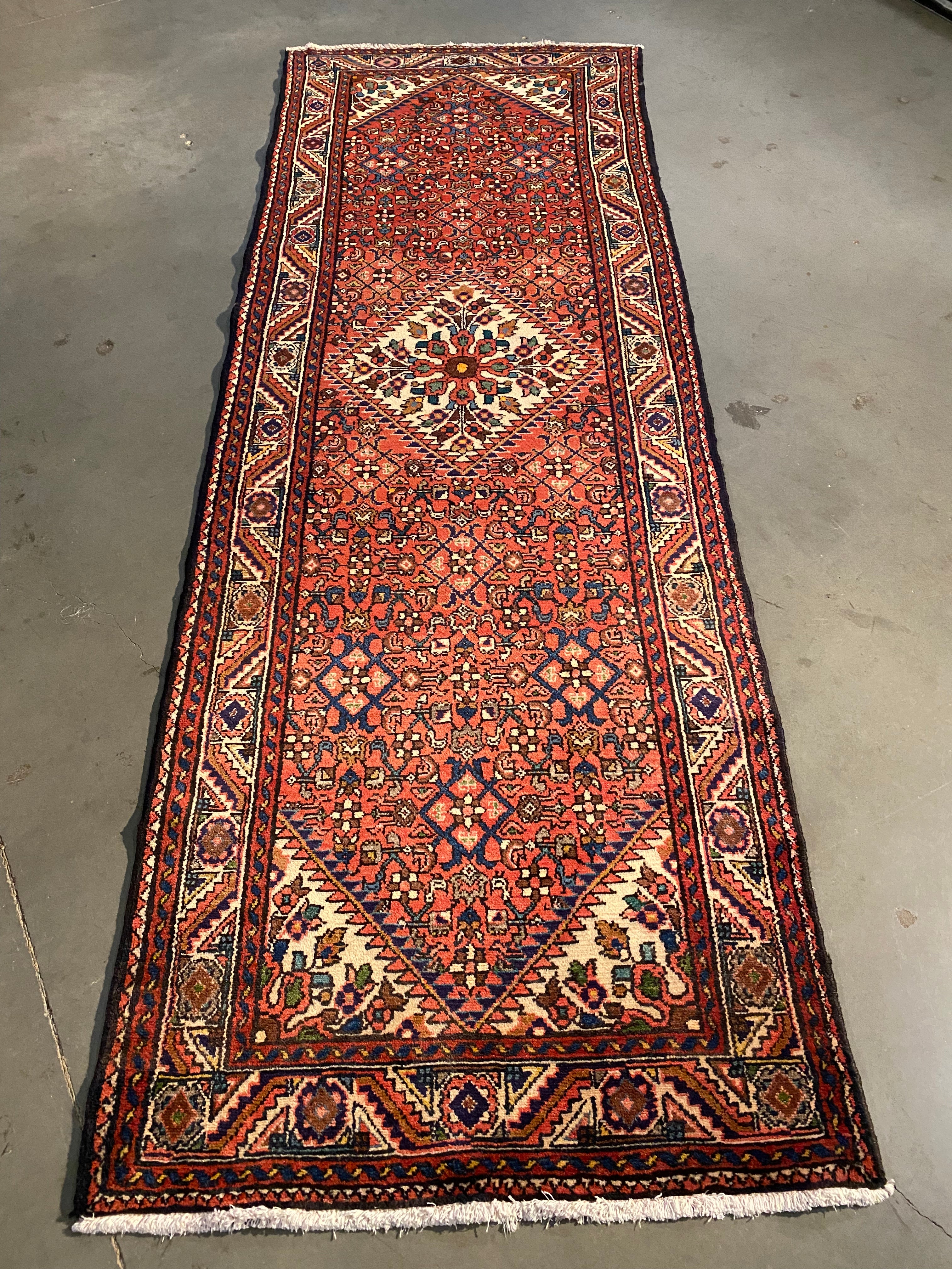 Persian Hamedan Runner 3.5X10.1