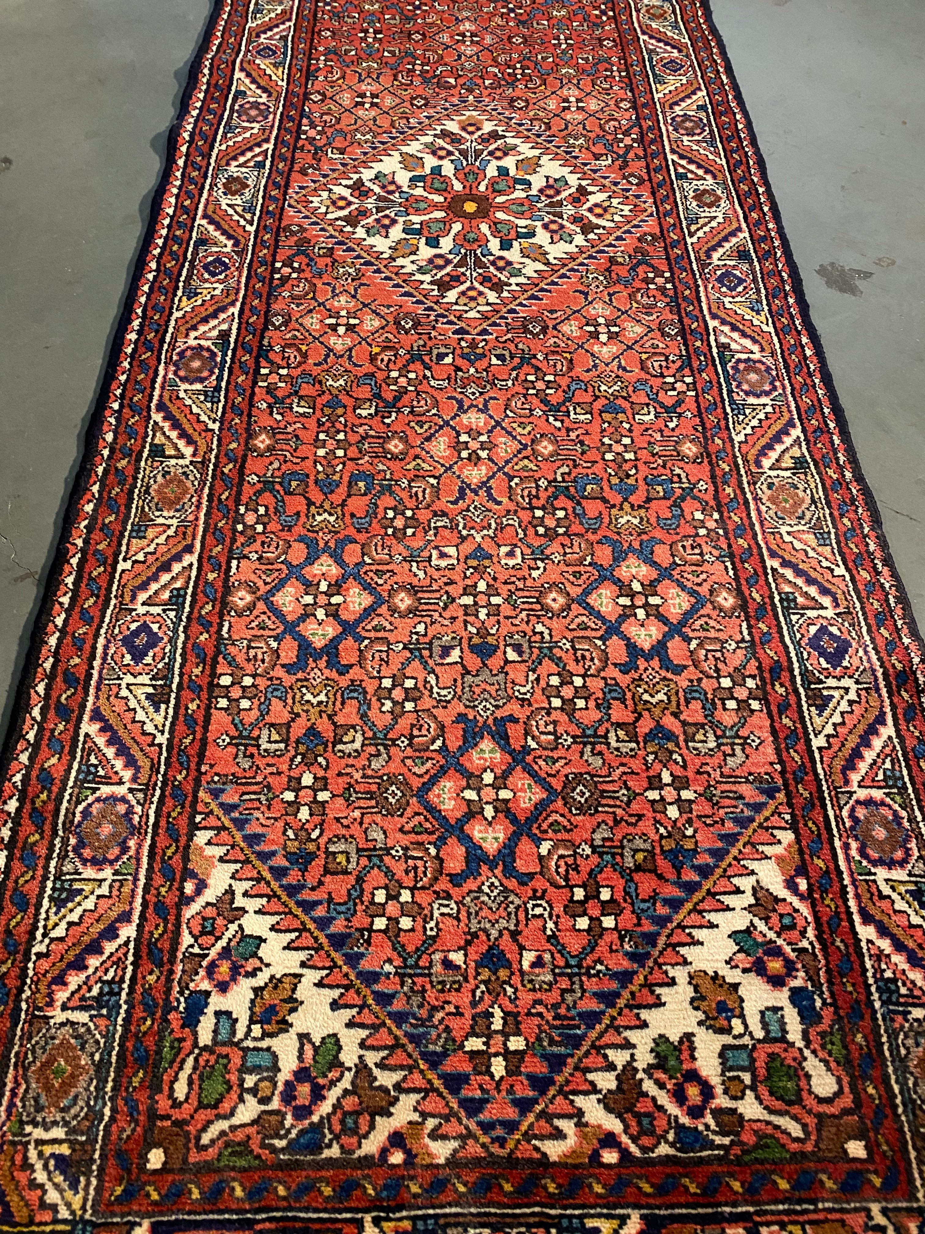 Persian Hamedan Runner 3.5X10.1