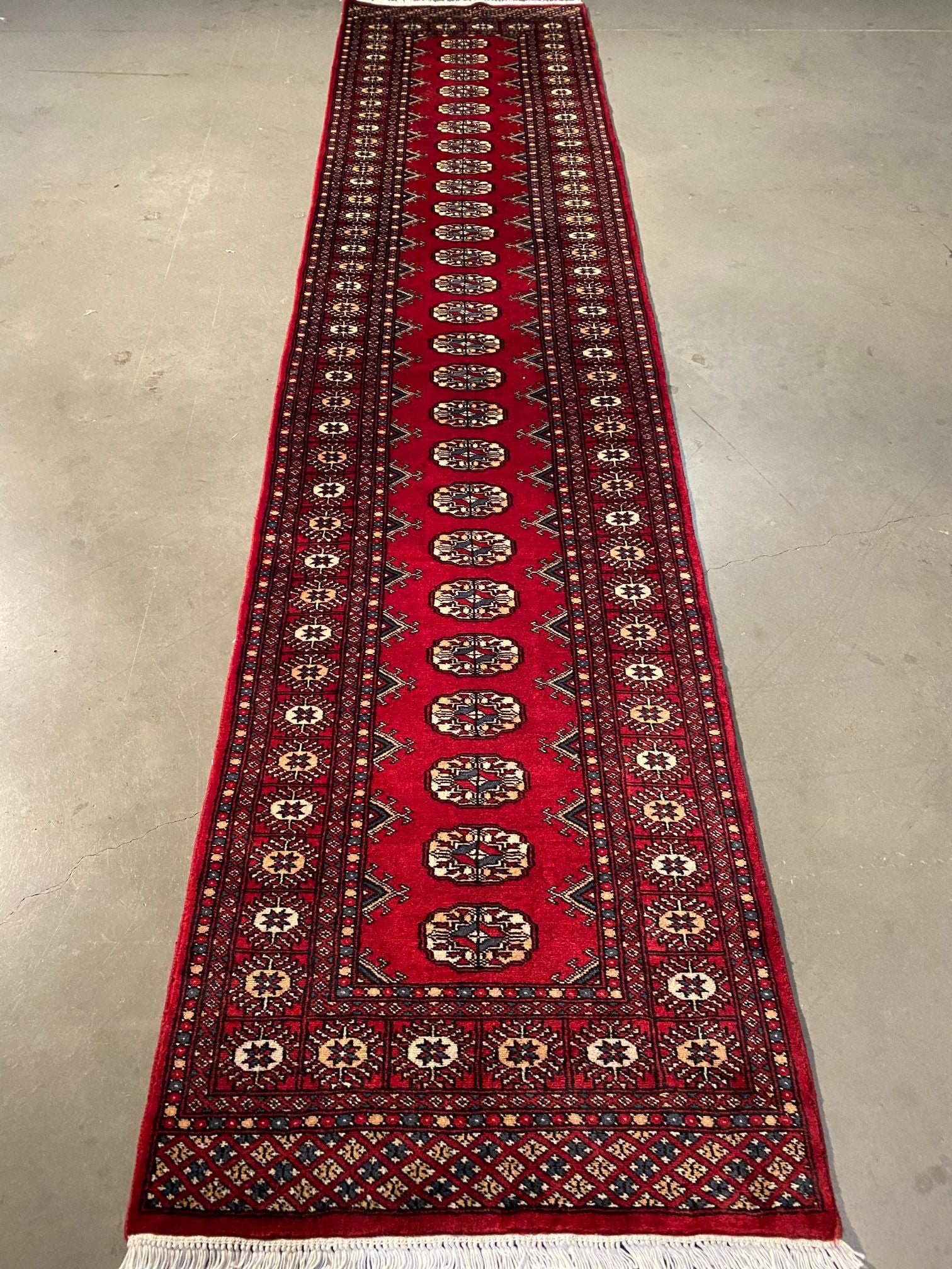 Authentic Bokhars Runner  2'.7" X 11'