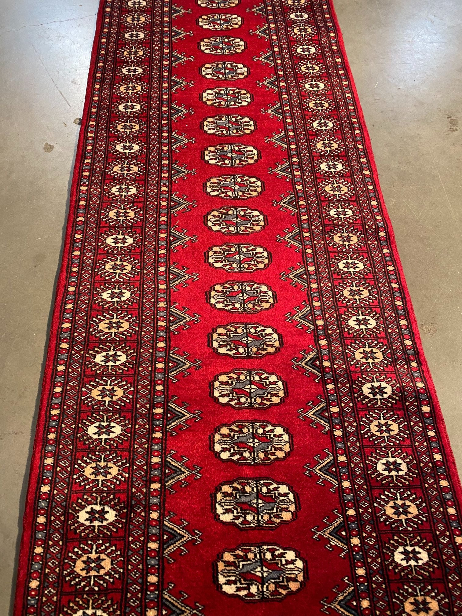 Authentic Bokhars Runner  2'.7" X 11'