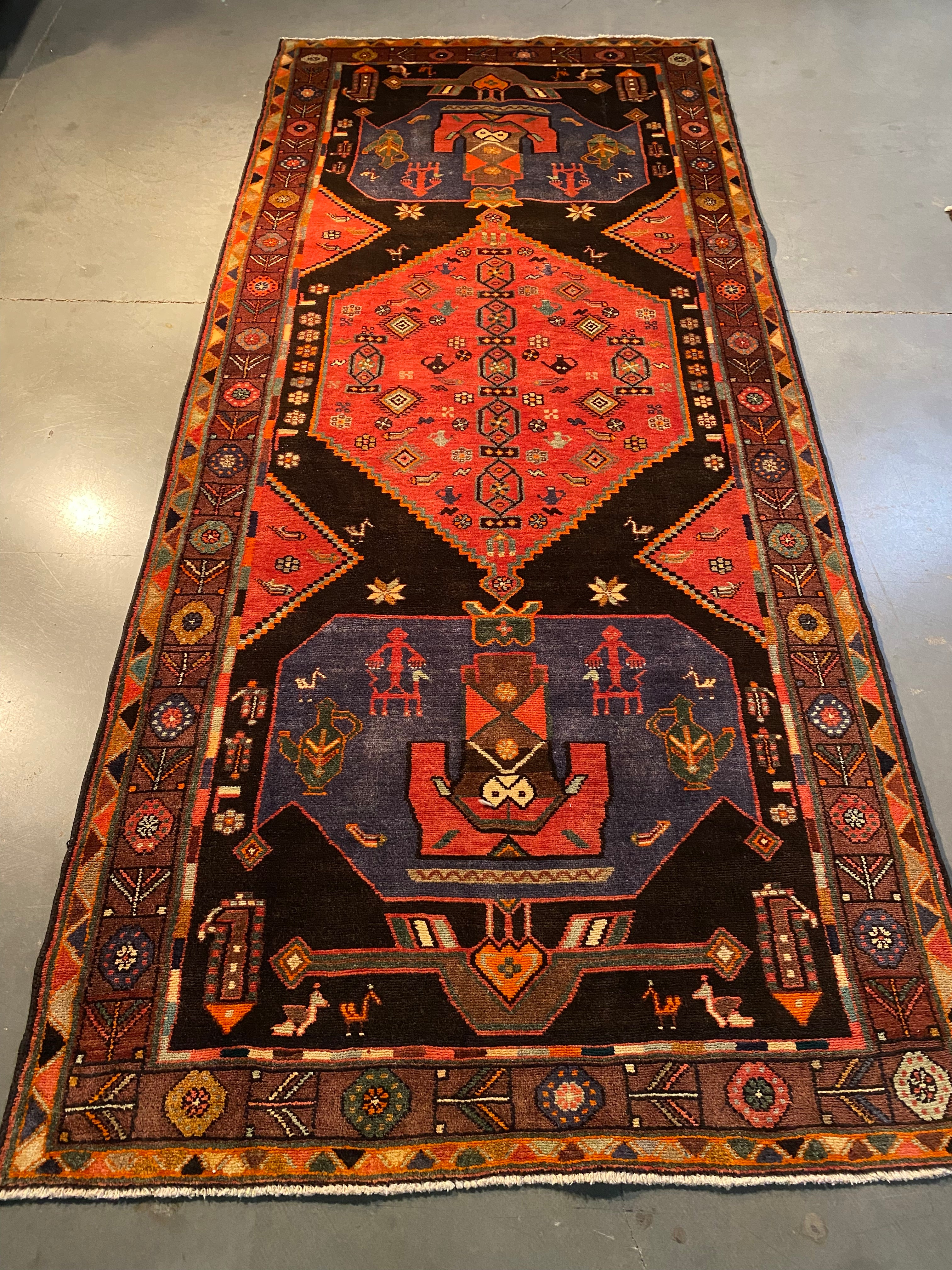 Persian  Rug 4'.5" X10'.1"