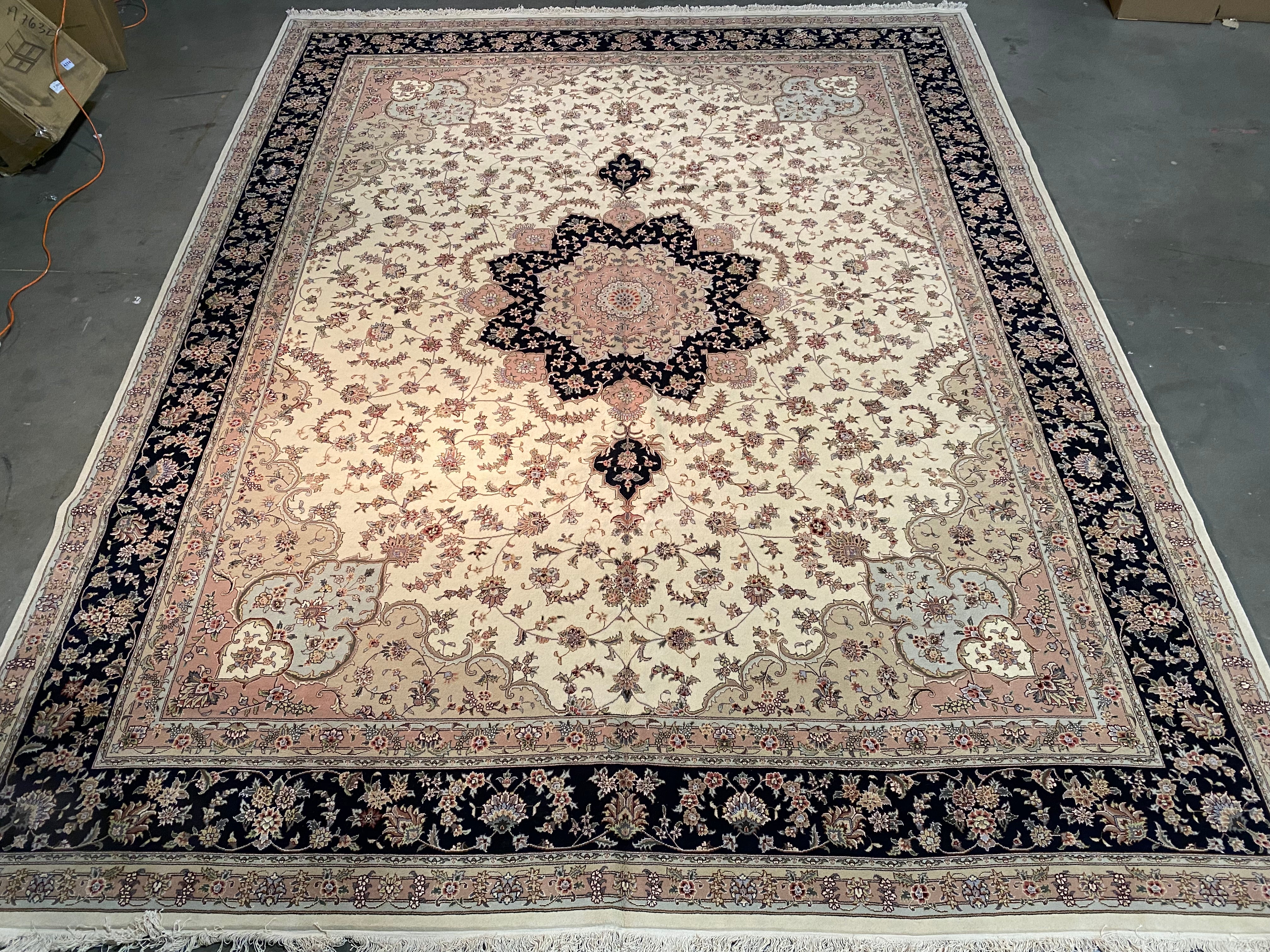 Silk & Wool Rug 12X15