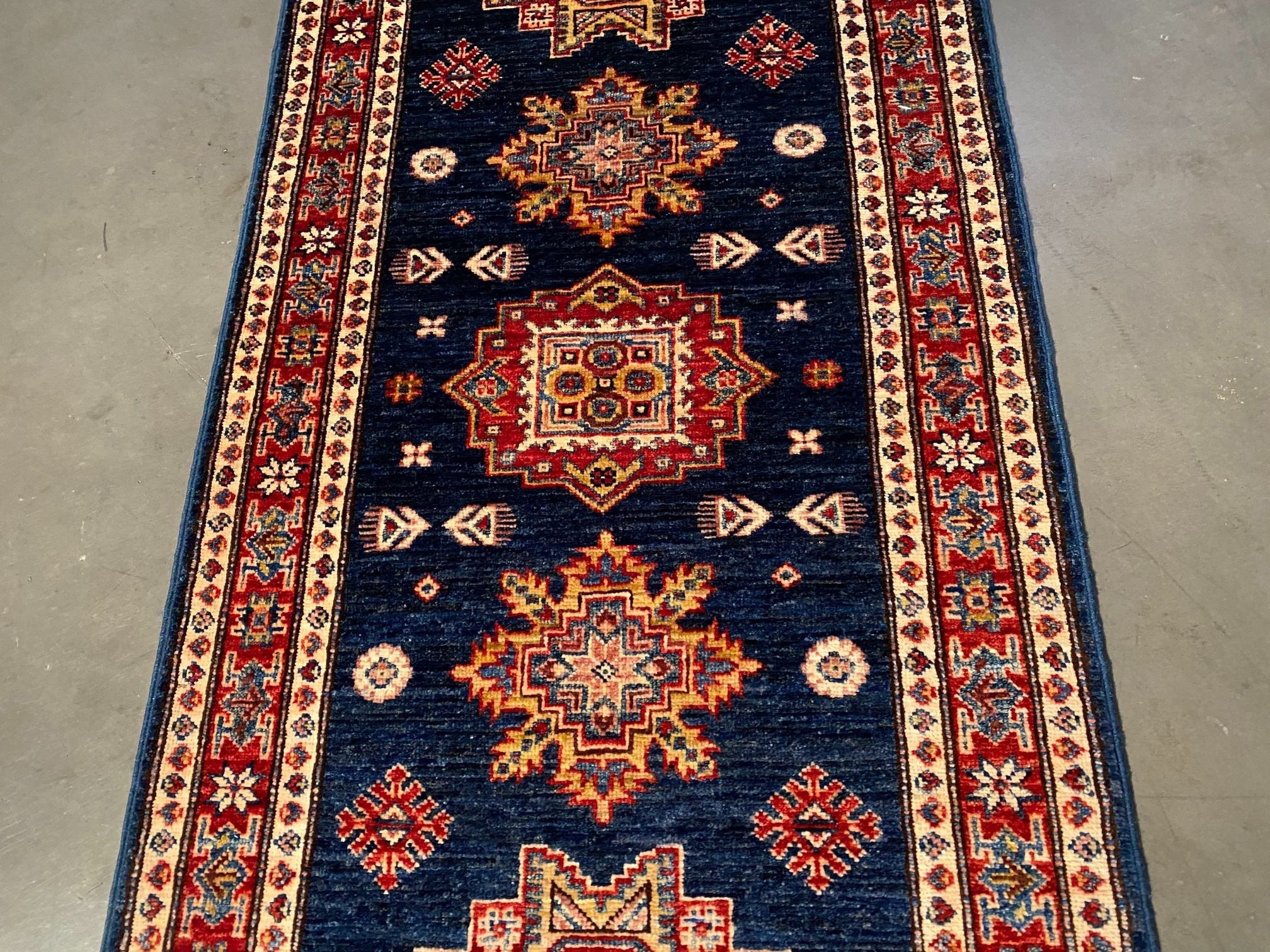 EXQUISITE FINE SUPER KAZAK RUNNER 2.6x8.9