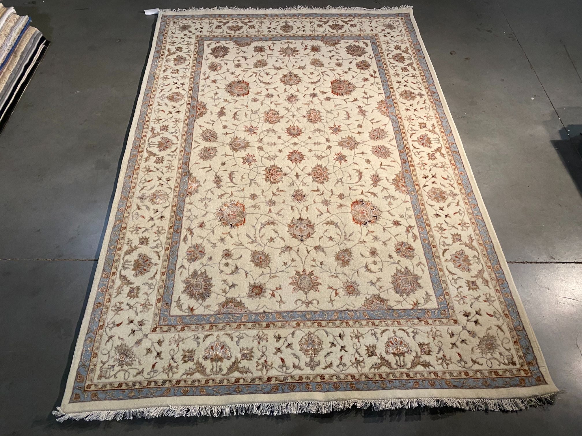 EXQUISITE SILK &WOOL  RUG 6.1x9.1